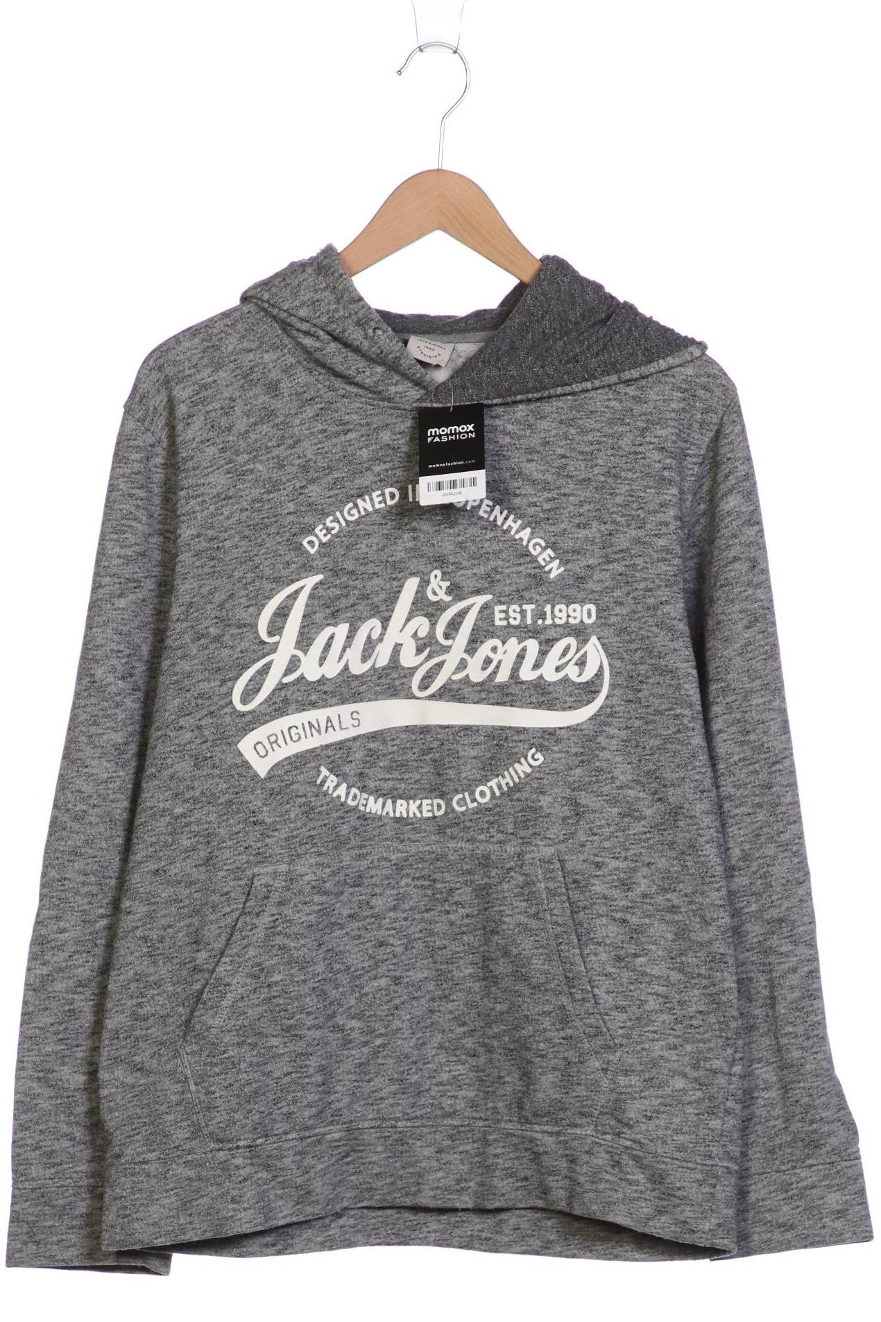 

Jack & Jones Herren Kapuzenpullover, grau
