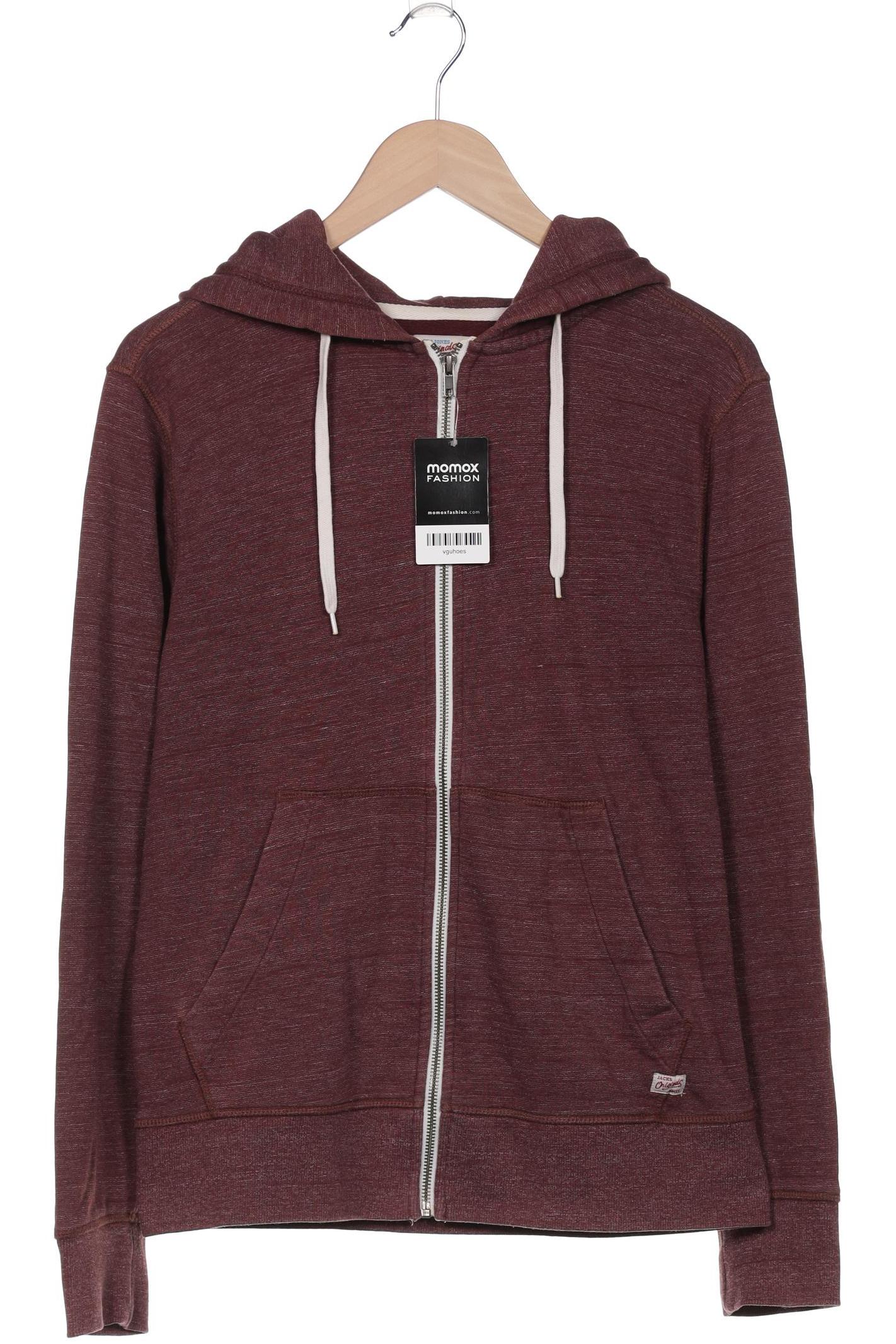 

Jack & Jones Herren Kapuzenpullover, bordeaux, Gr. 48