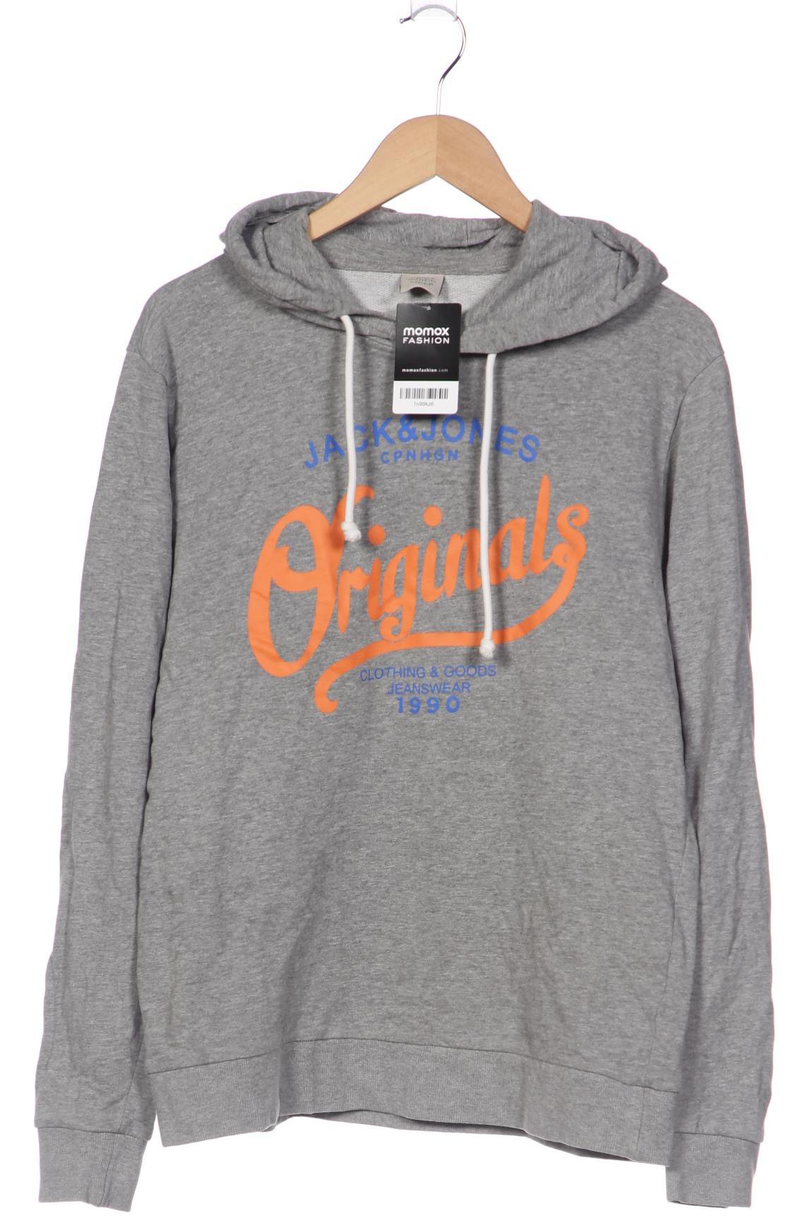

Jack & Jones Herren Kapuzenpullover, grau, Gr. 52