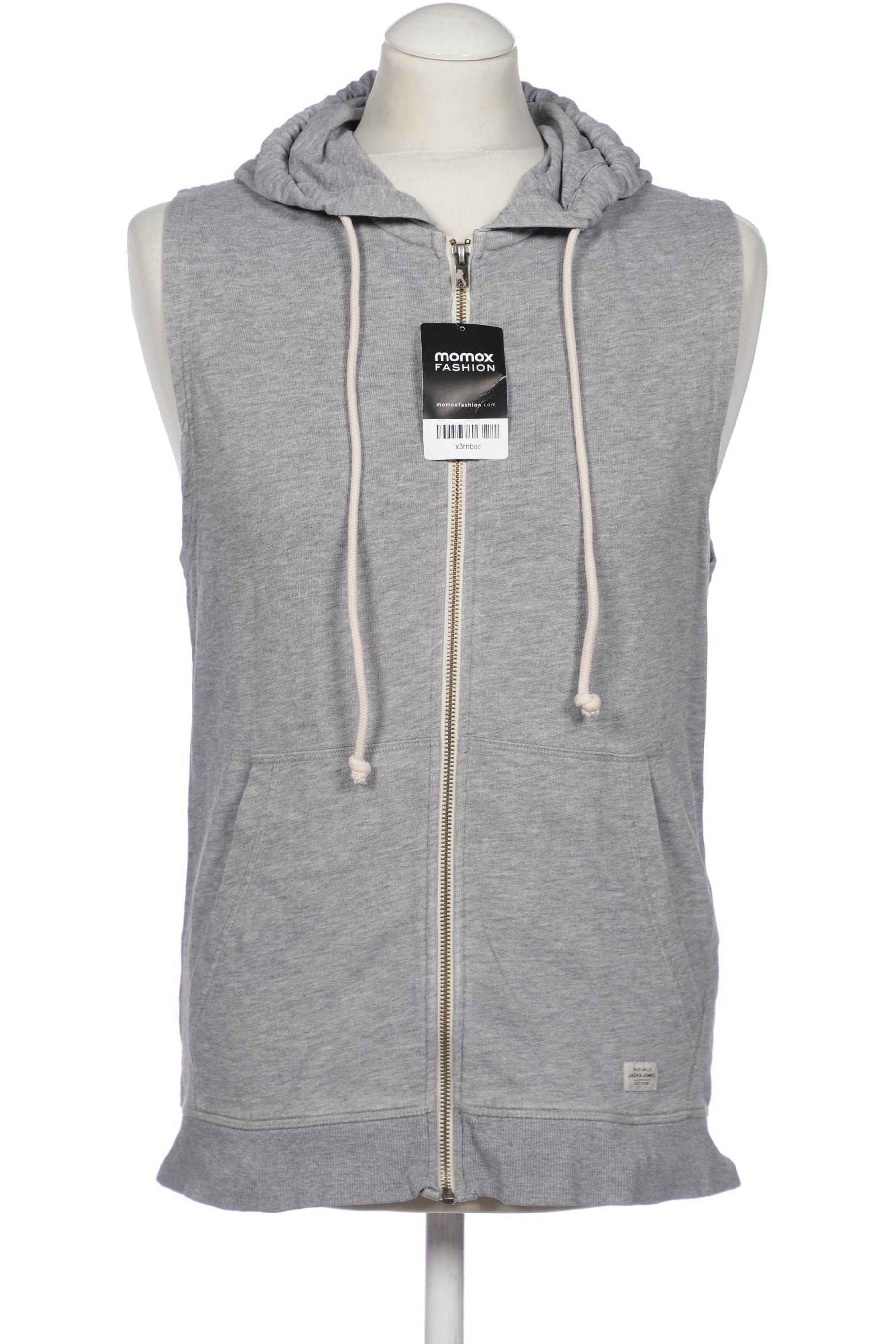 

Jack & Jones Herren Kapuzenpullover, grau, Gr. 46