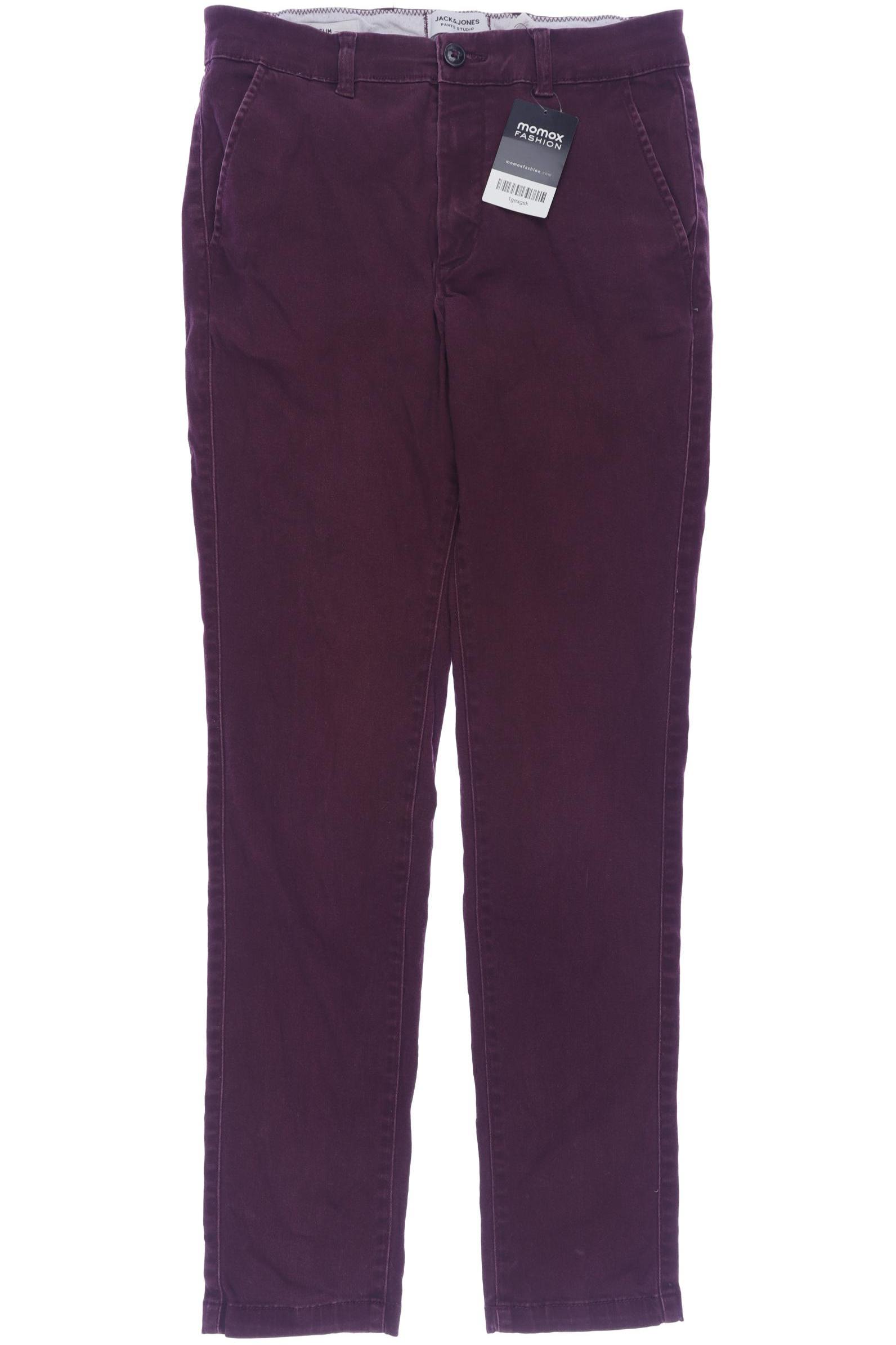 

Jack & Jones Herren Stoffhose, bordeaux, Gr. 28