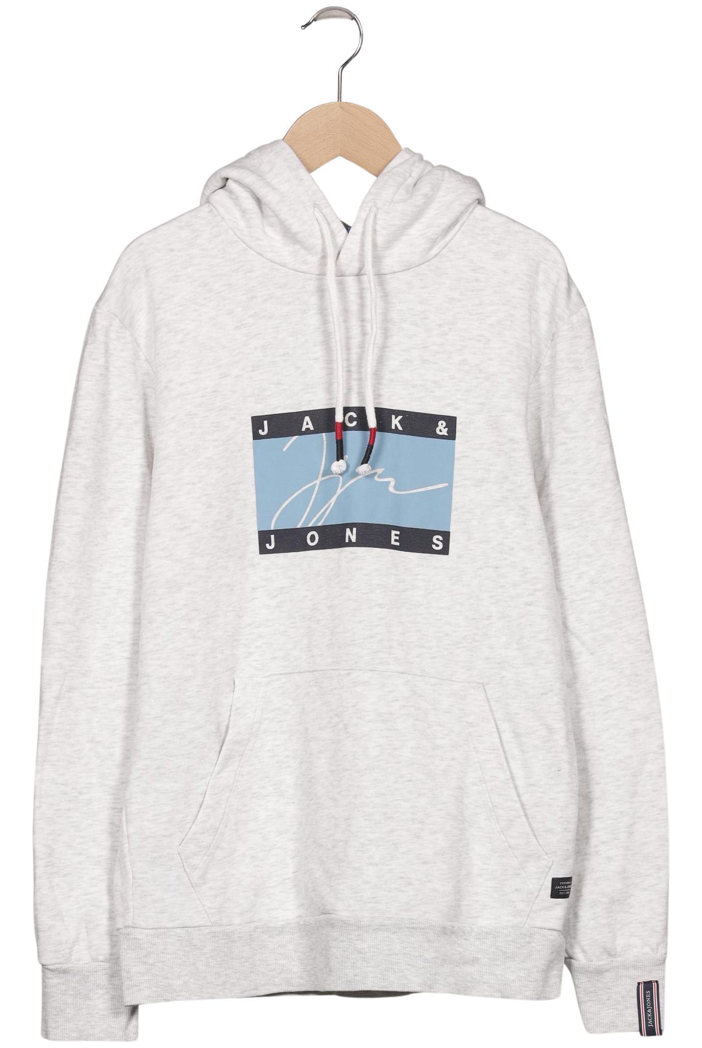 

Jack & Jones Herren Kapuzenpullover, grau, Gr. 46