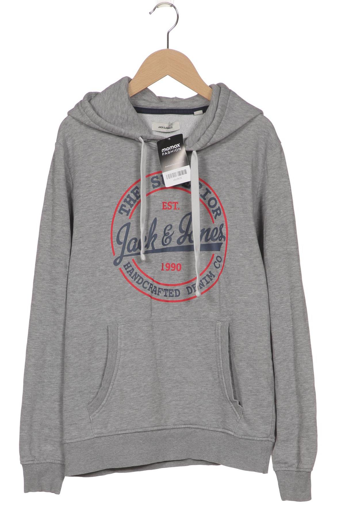 

JACK & JONES Herren Kapuzenpullover, grau