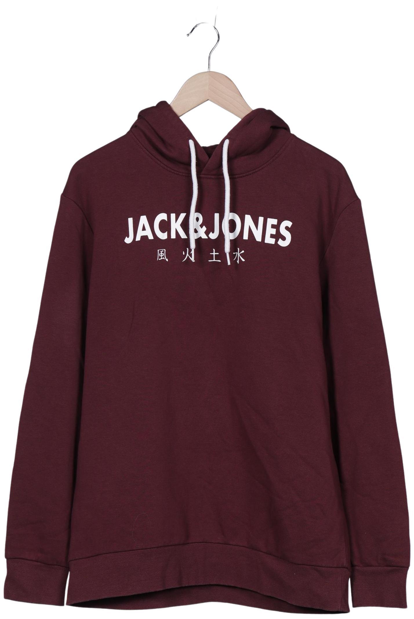 

Jack & Jones Herren Kapuzenpullover, bordeaux, Gr. 54