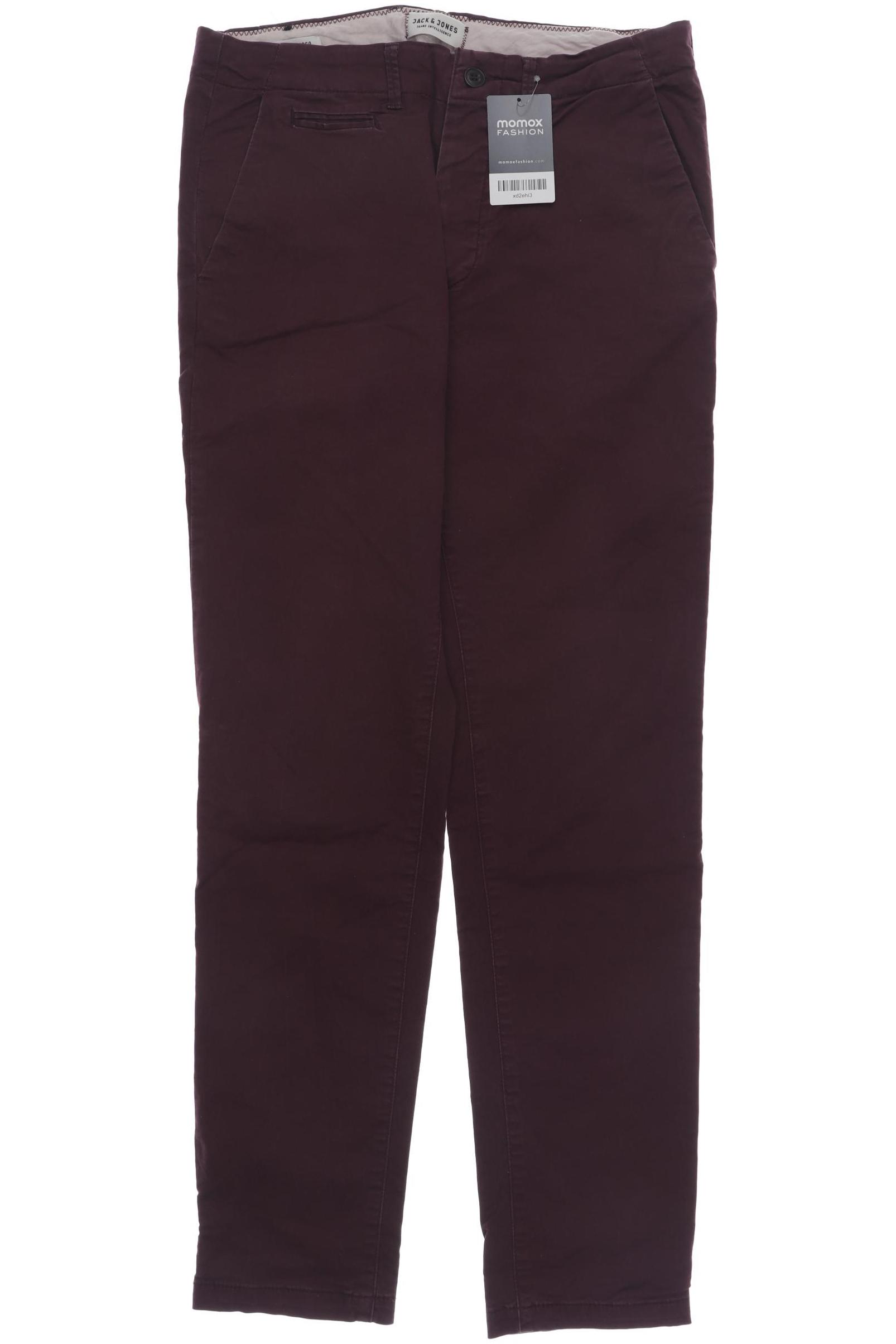 

JACK & JONES Herren Stoffhose, bordeaux
