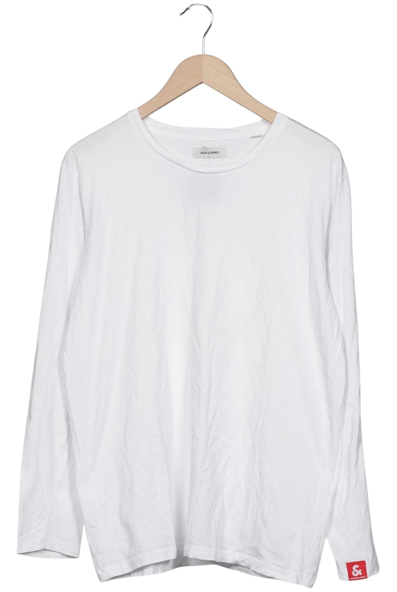 

Jack & Jones Herren Langarmshirt, weiß, Gr. 52