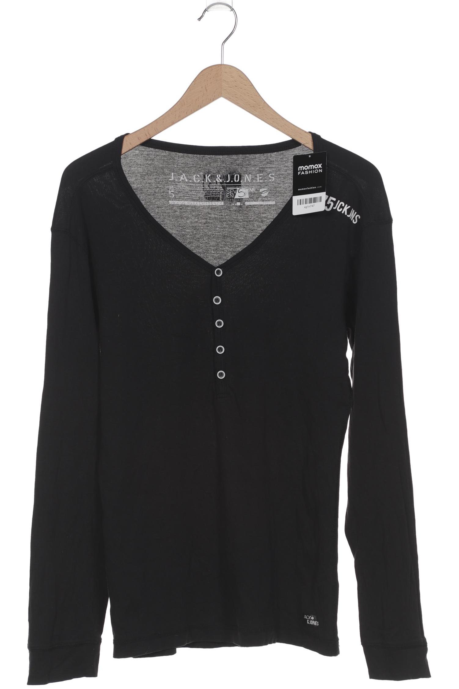 

Jack & Jones Herren Langarmshirt, schwarz, Gr. 52