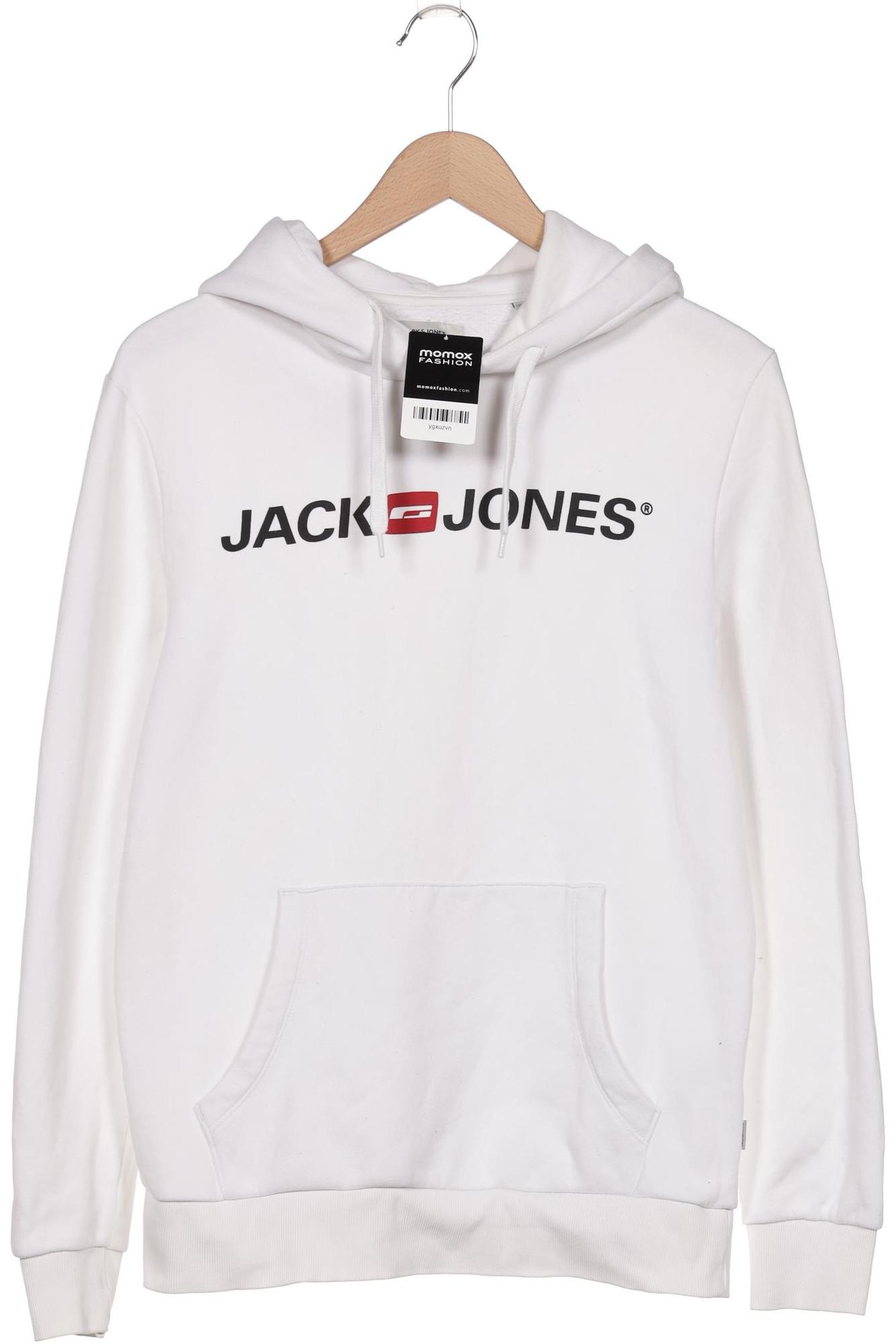 

Jack & Jones Herren Kapuzenpullover, weiß, Gr. 46