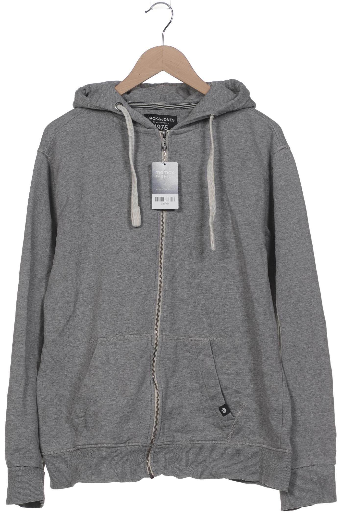 

Jack & Jones Herren Kapuzenpullover, grau, Gr. 56