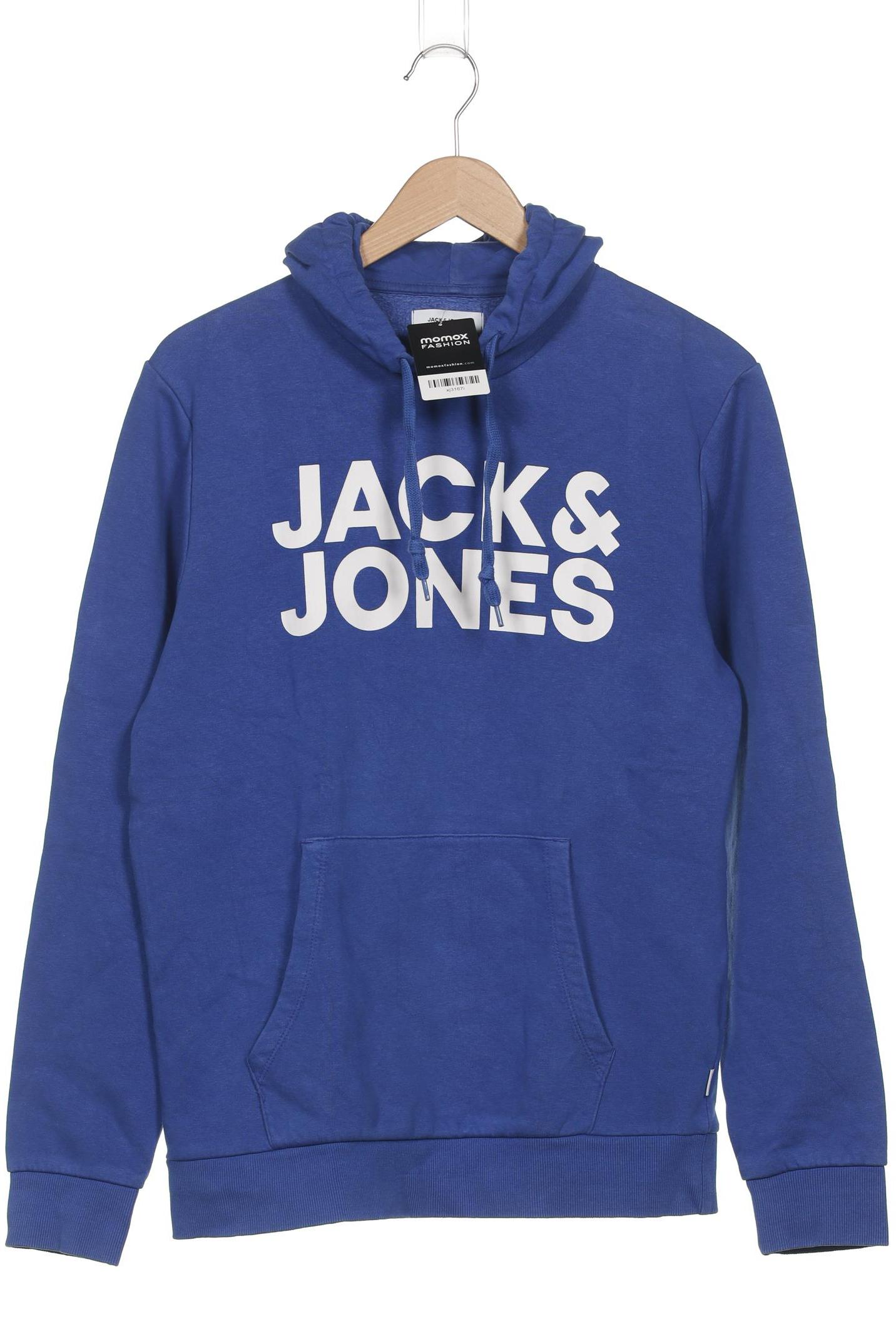 

Jack & Jones Herren Kapuzenpullover, blau, Gr. 48
