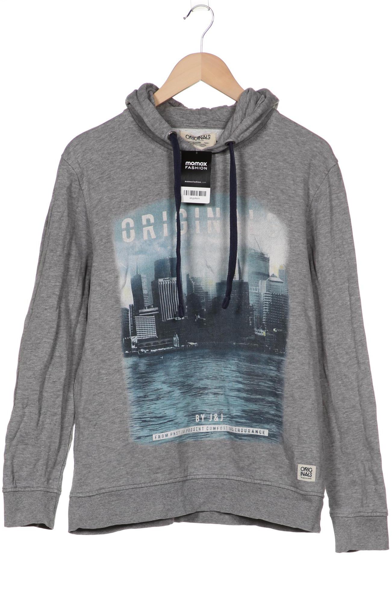 

JACK & JONES Herren Kapuzenpullover, grau