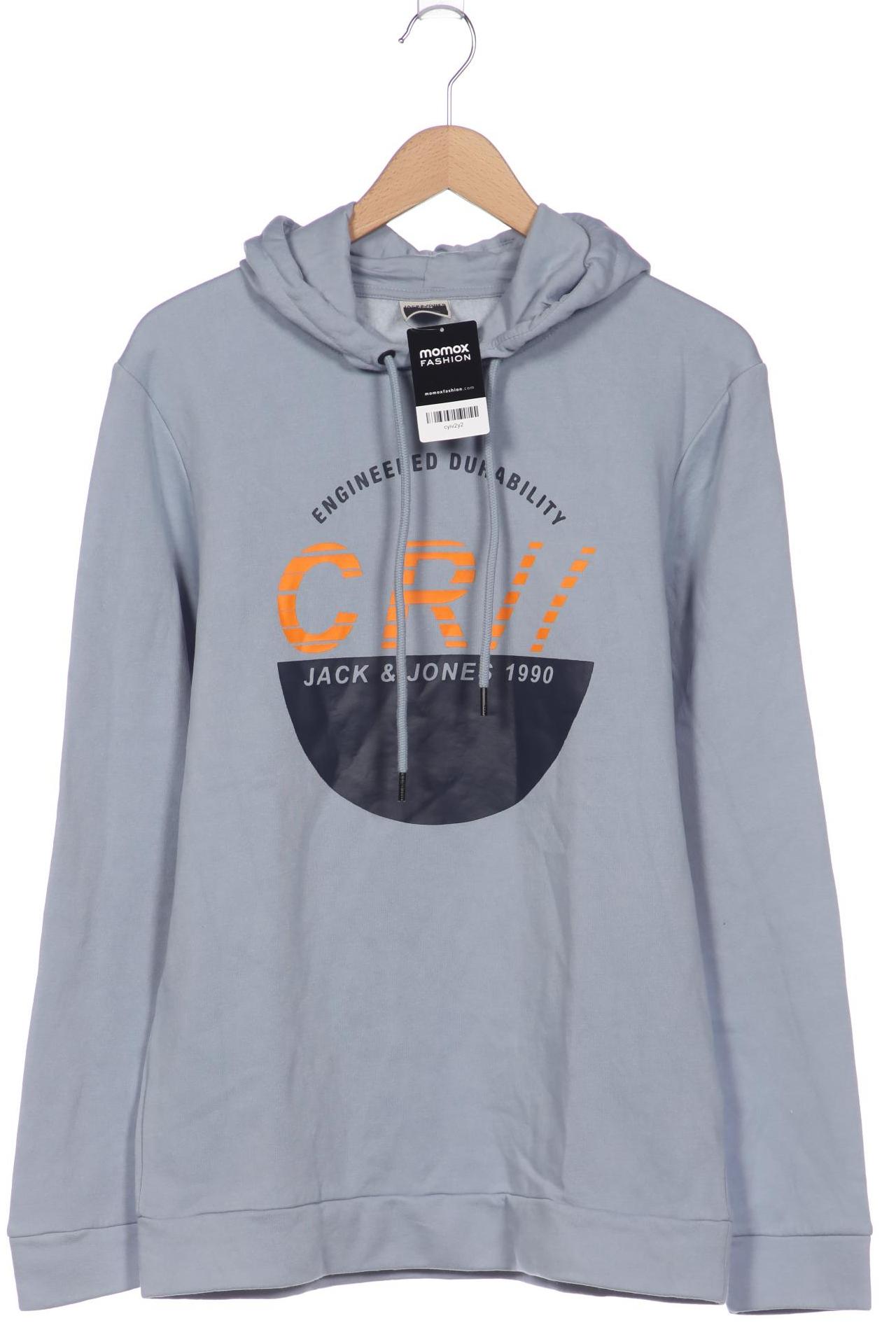 

Jack & Jones Herren Kapuzenpullover, blau, Gr. 52