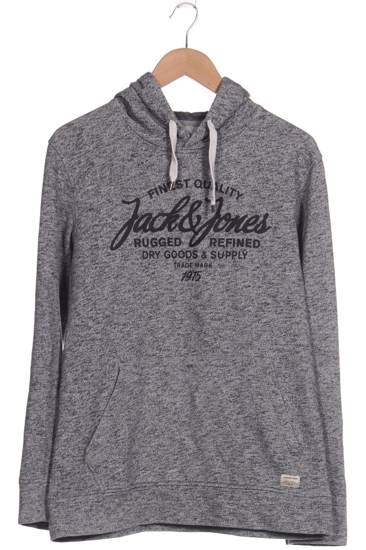 

Jack & Jones Herren Kapuzenpullover, grau, Gr. 52