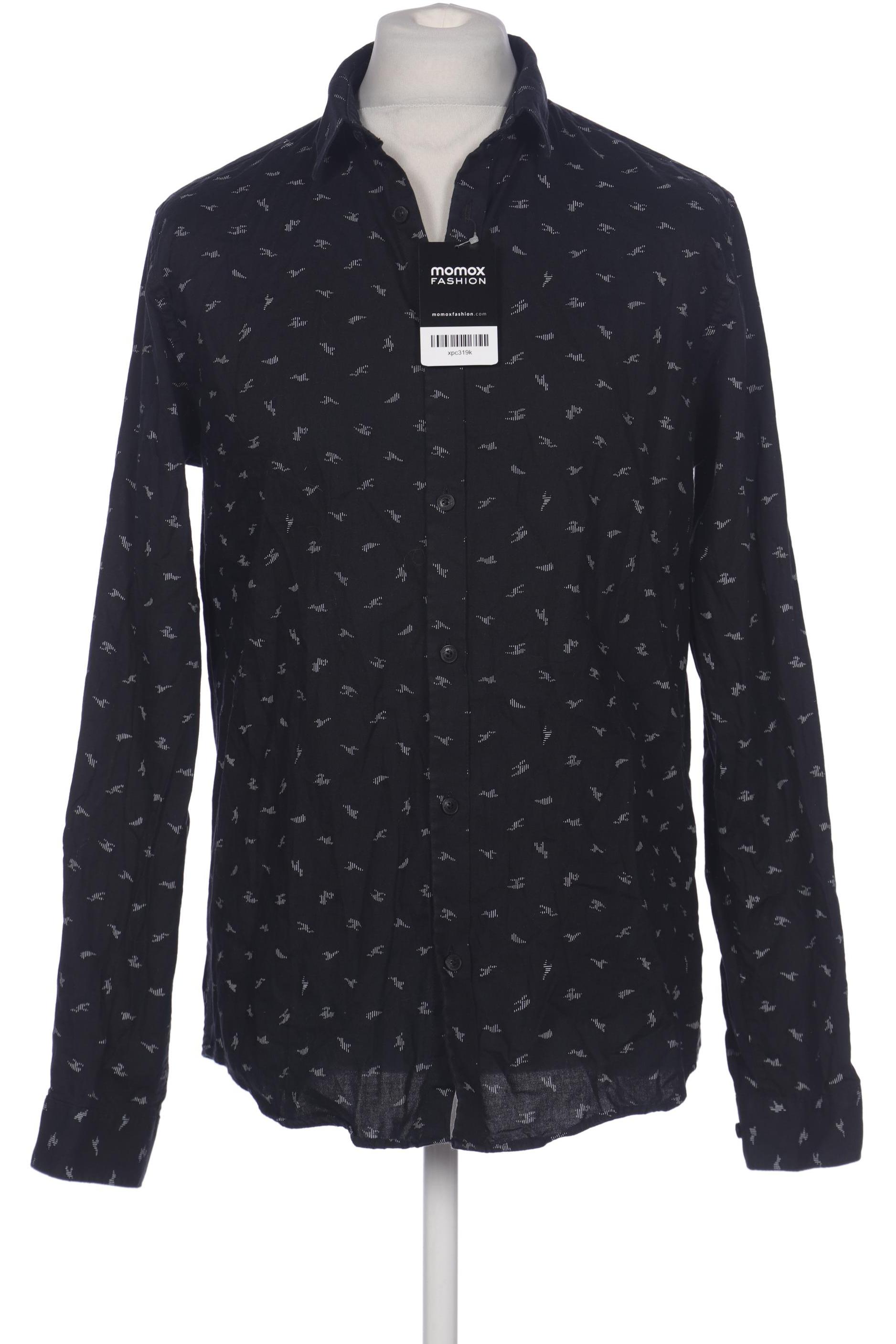 

Jack & Jones Herren Hemd, schwarz, Gr. 52