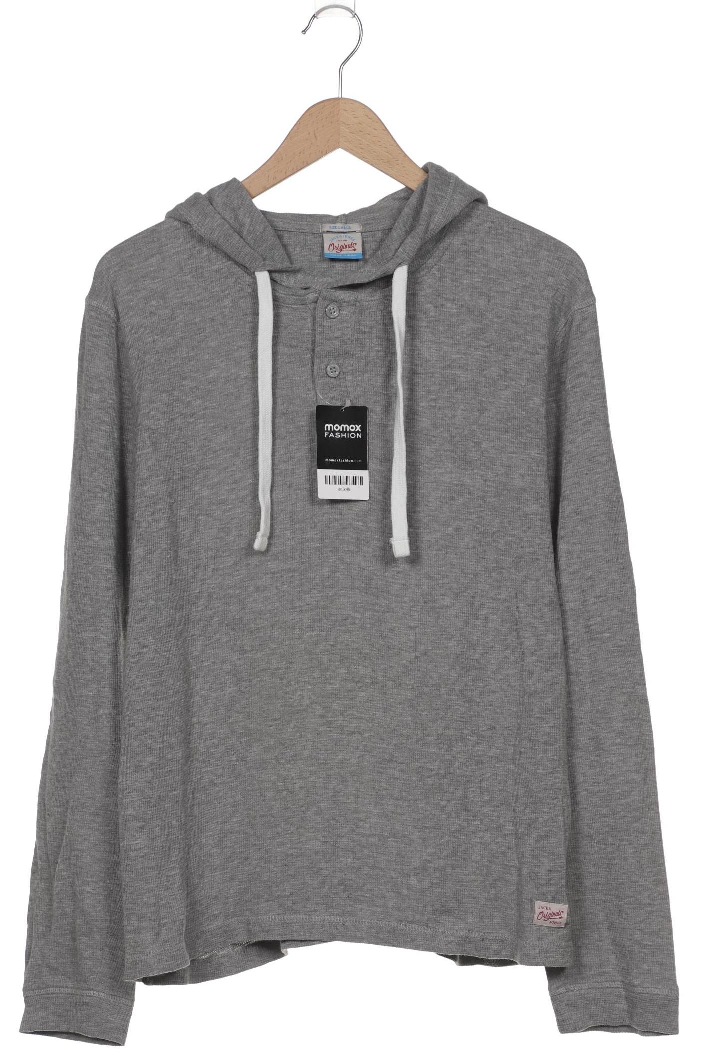 

Jack & Jones Herren Kapuzenpullover, grau, Gr. 52