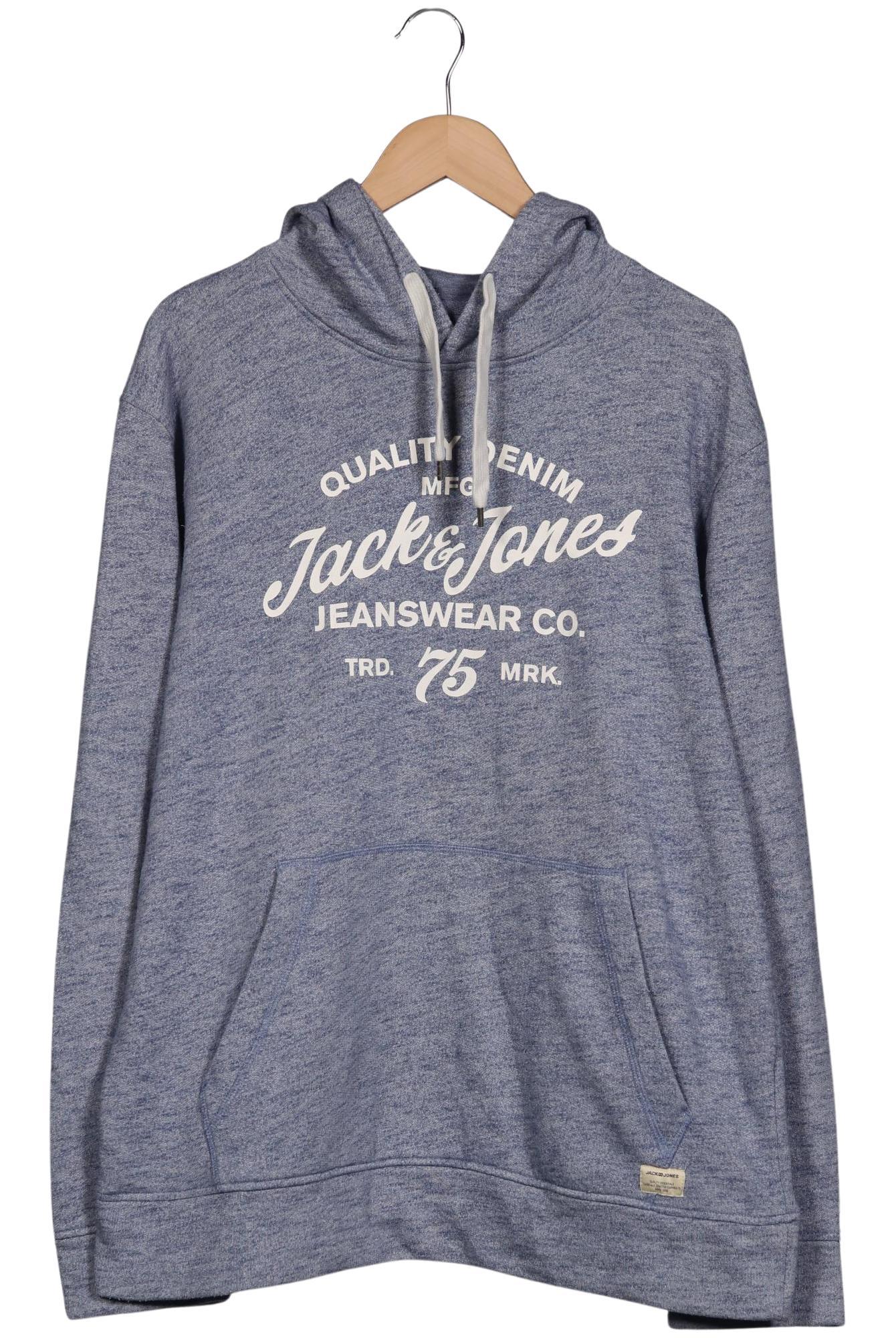 

Jack & Jones Herren Kapuzenpullover, blau, Gr. 54