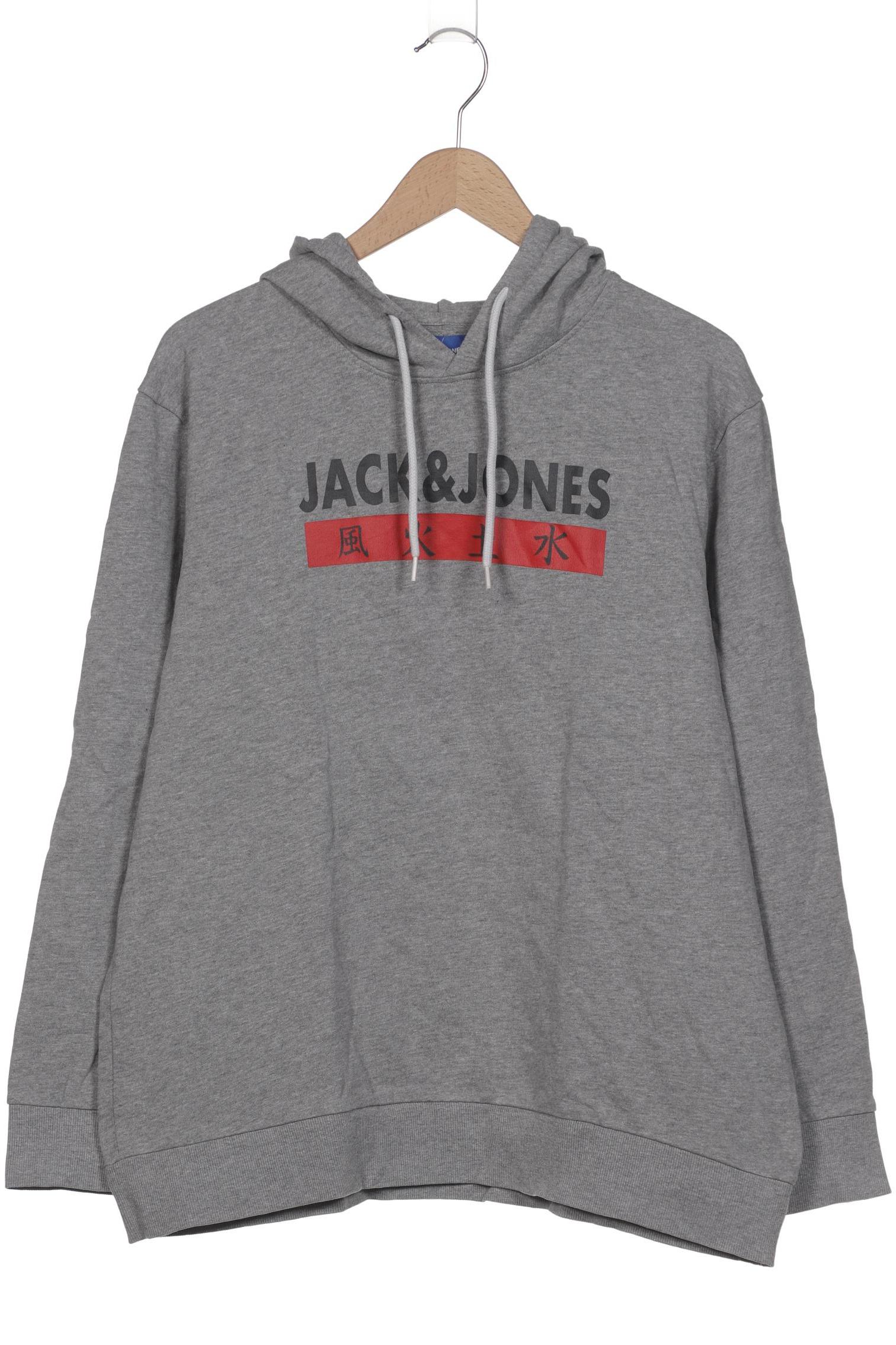 

Jack & Jones Herren Kapuzenpullover, grau, Gr. 56