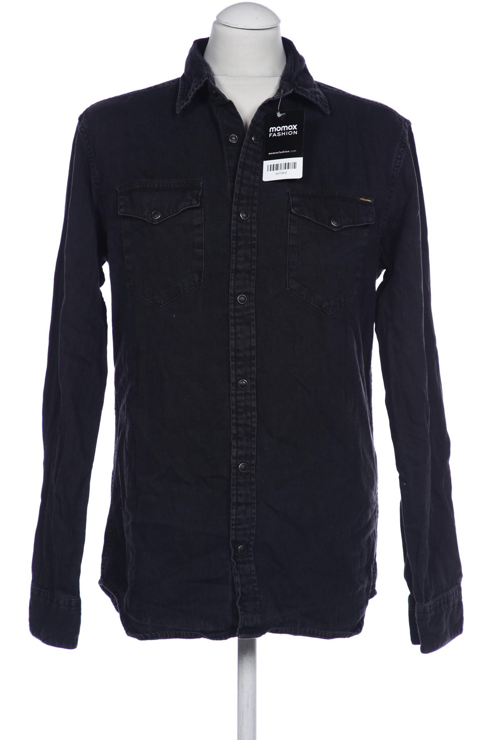 

JACK & JONES Herren Hemd, schwarz