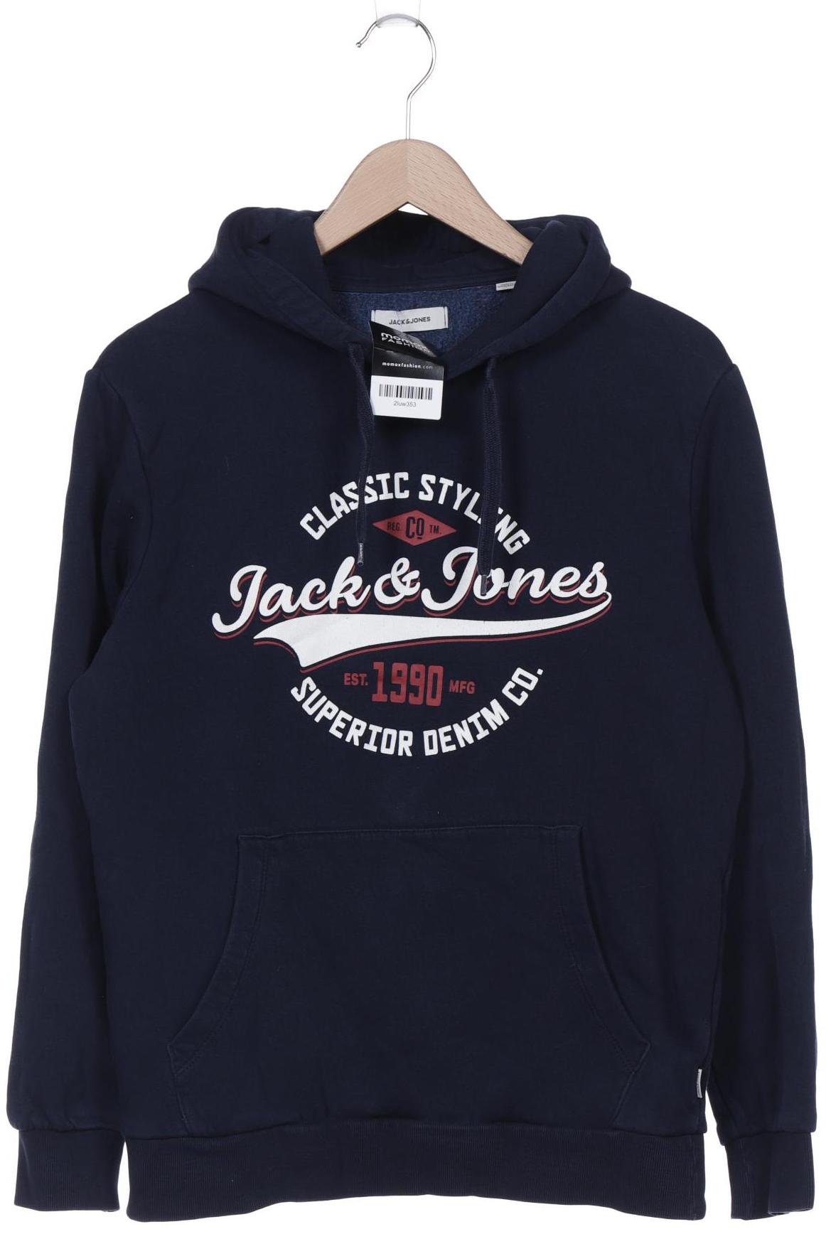 

Jack & Jones Herren Kapuzenpullover, marineblau, Gr. 48