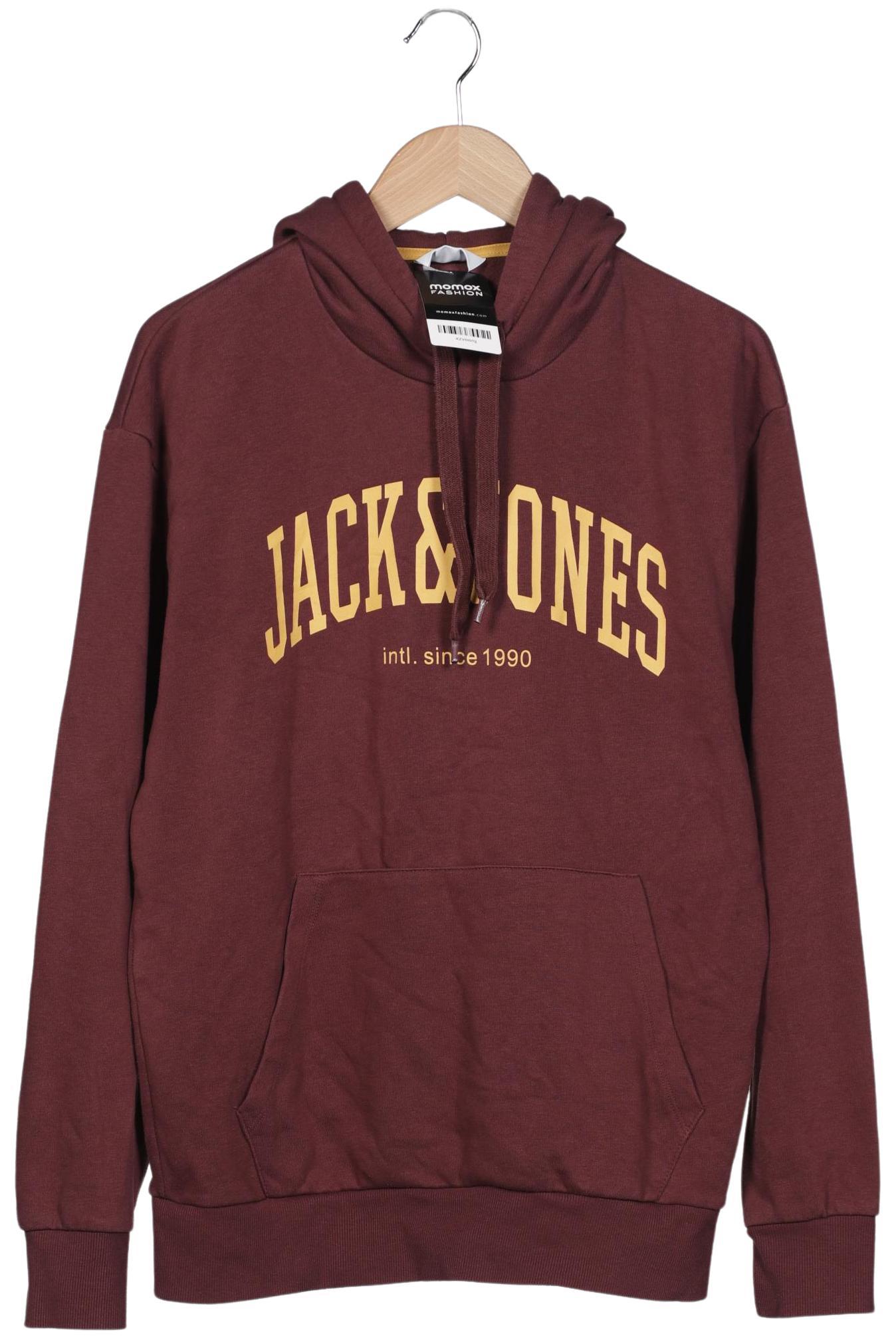 

Jack & Jones Herren Kapuzenpullover, bordeaux, Gr. 52