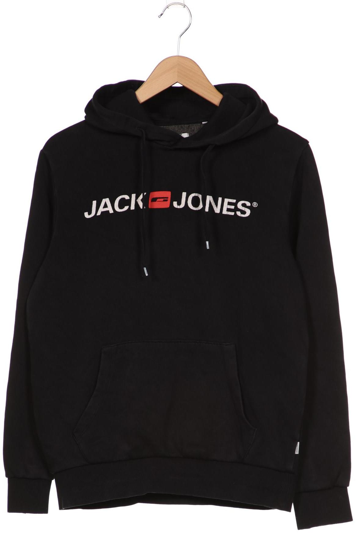 

Jack & Jones Herren Kapuzenpullover, schwarz, Gr. 46