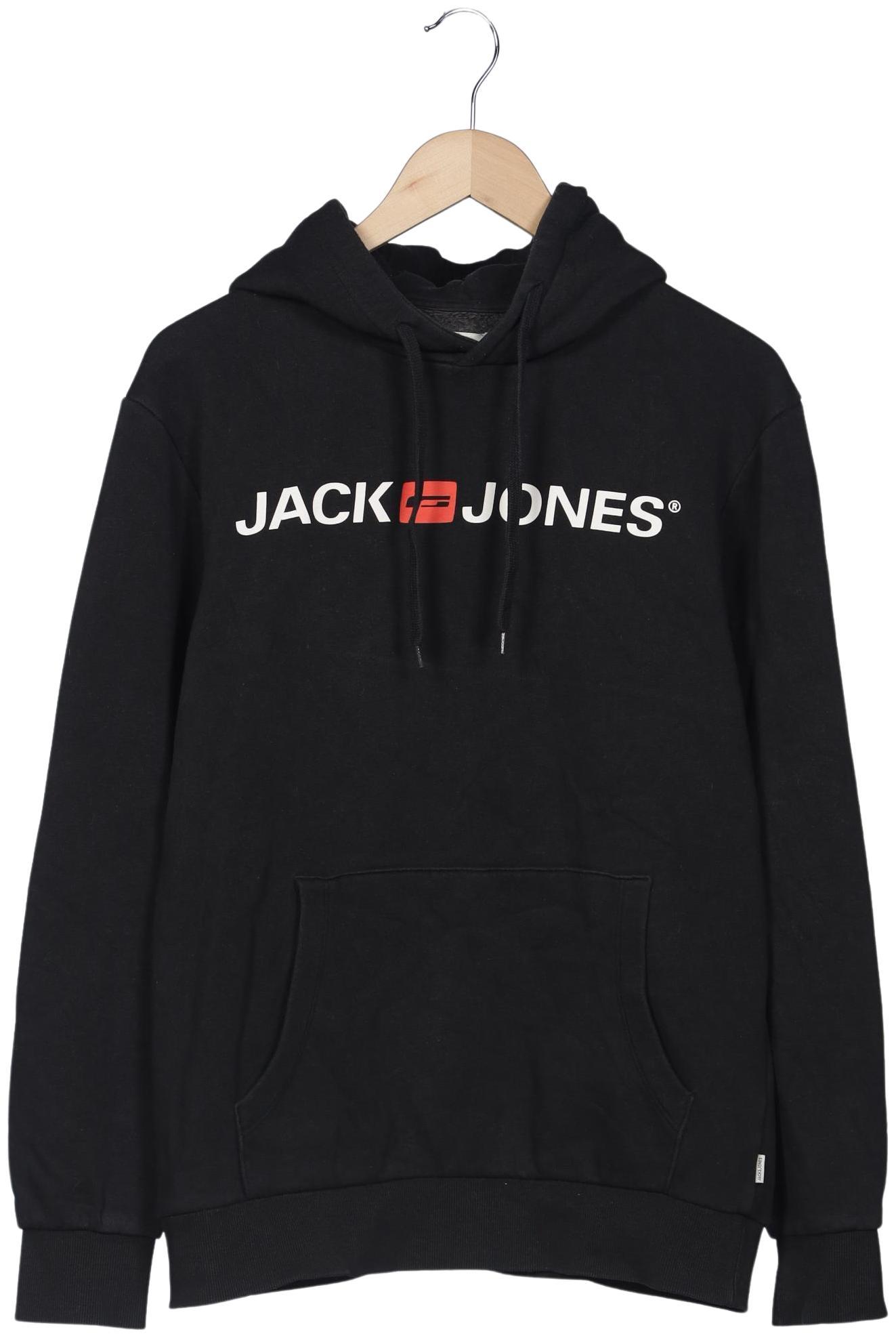 

Jack & Jones Herren Kapuzenpullover, schwarz, Gr. 48