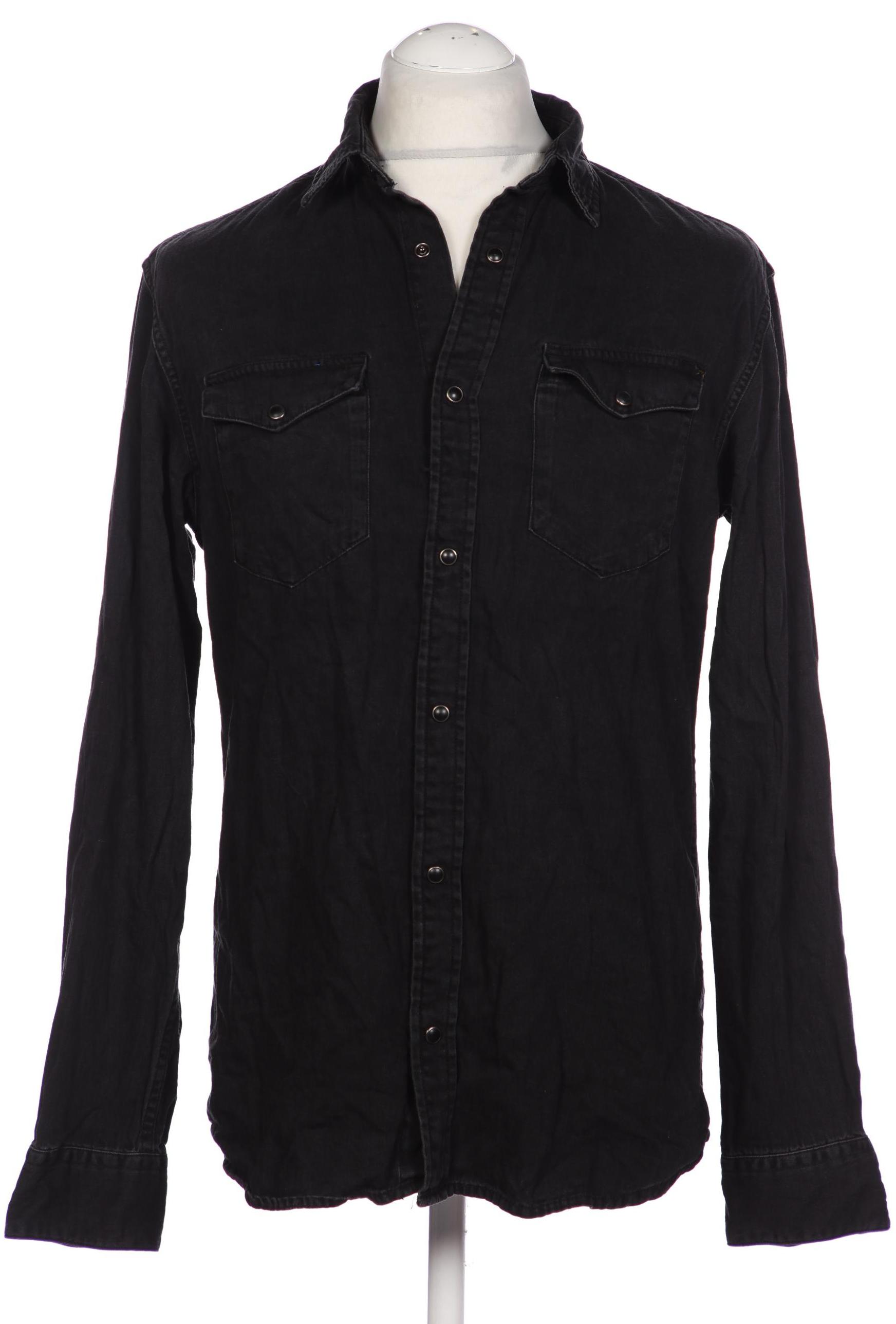

Jack & Jones Herren Hemd, schwarz, Gr. 52
