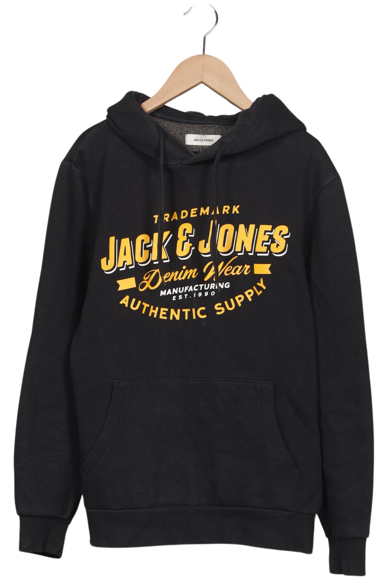 

Jack & Jones Herren Kapuzenpullover, schwarz, Gr. 46