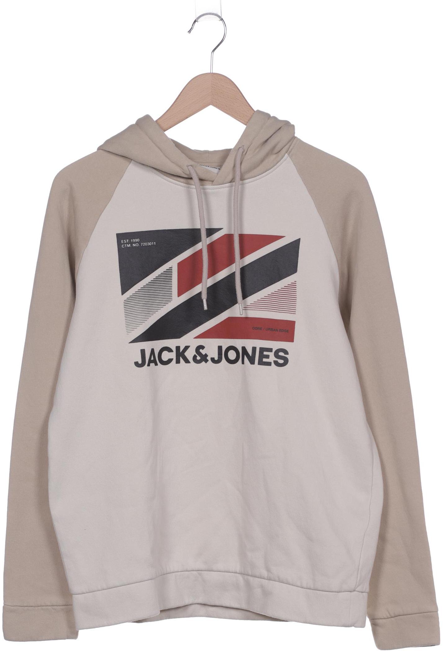

Jack & Jones Herren Kapuzenpullover, beige, Gr. 48