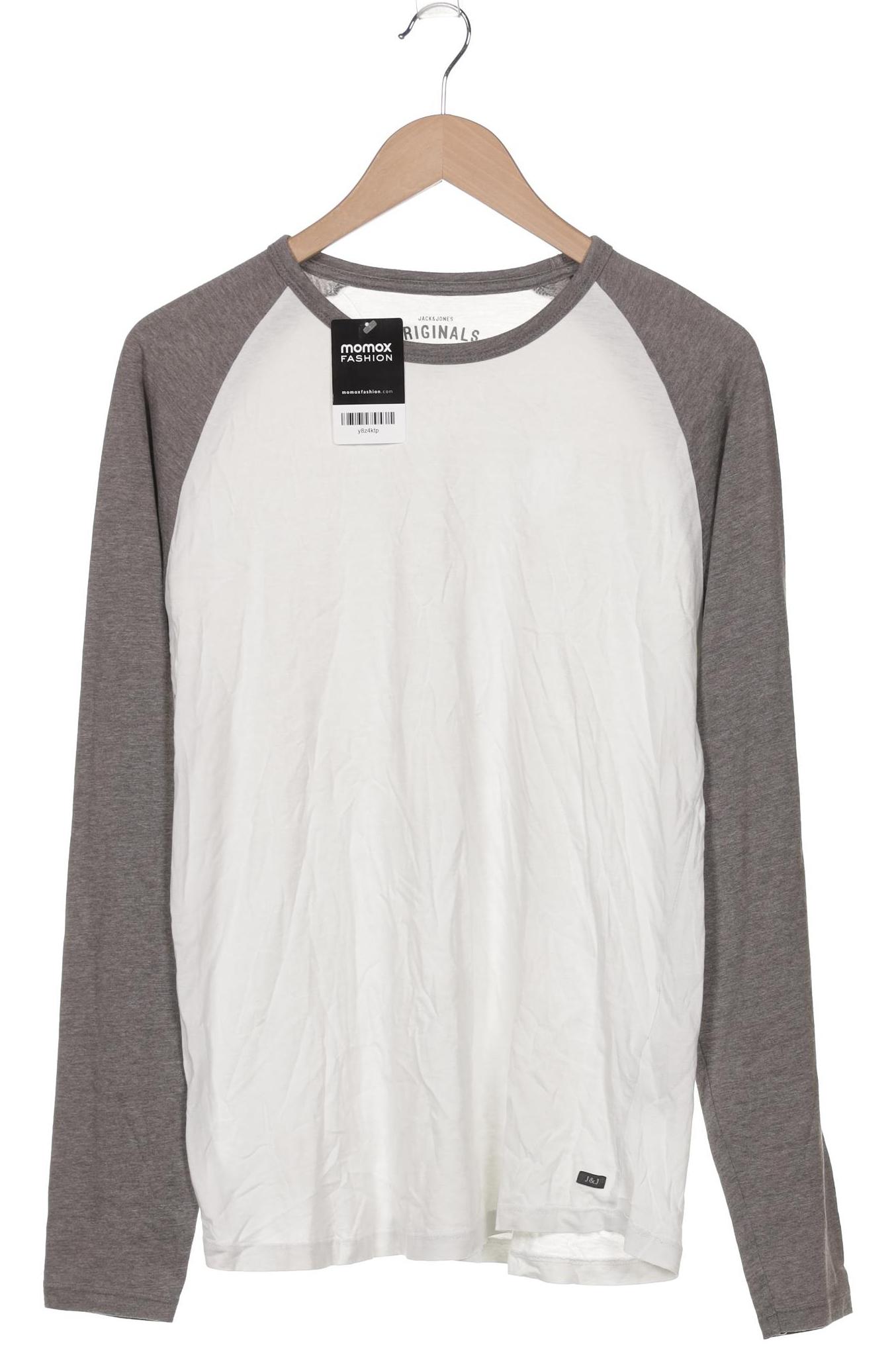 

Jack & Jones Herren Langarmshirt, weiß, Gr. 48