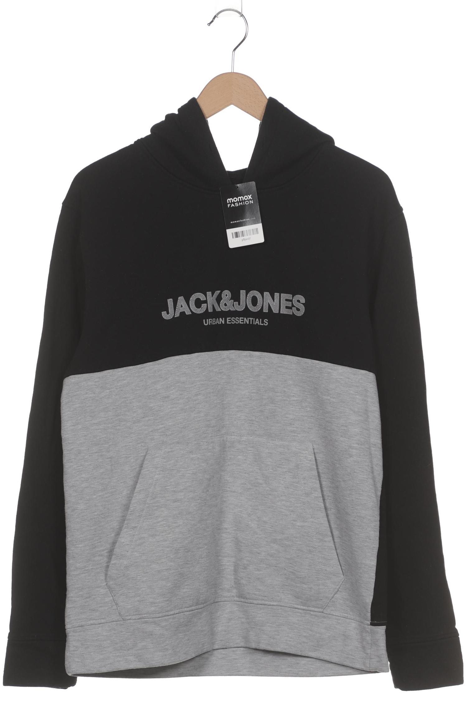 

Jack & Jones Herren Kapuzenpullover, schwarz, Gr. 54