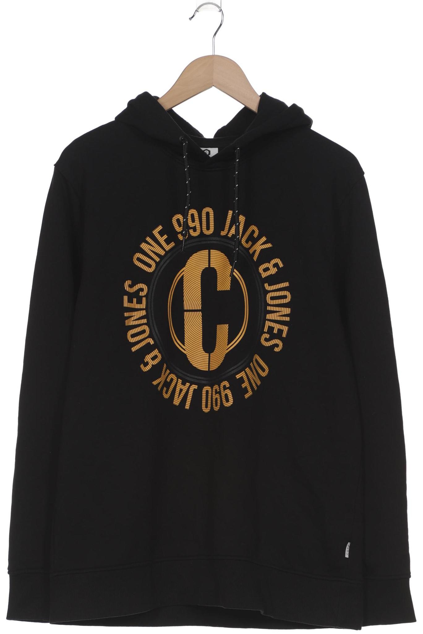 

Jack & Jones Herren Kapuzenpullover, schwarz, Gr. 54