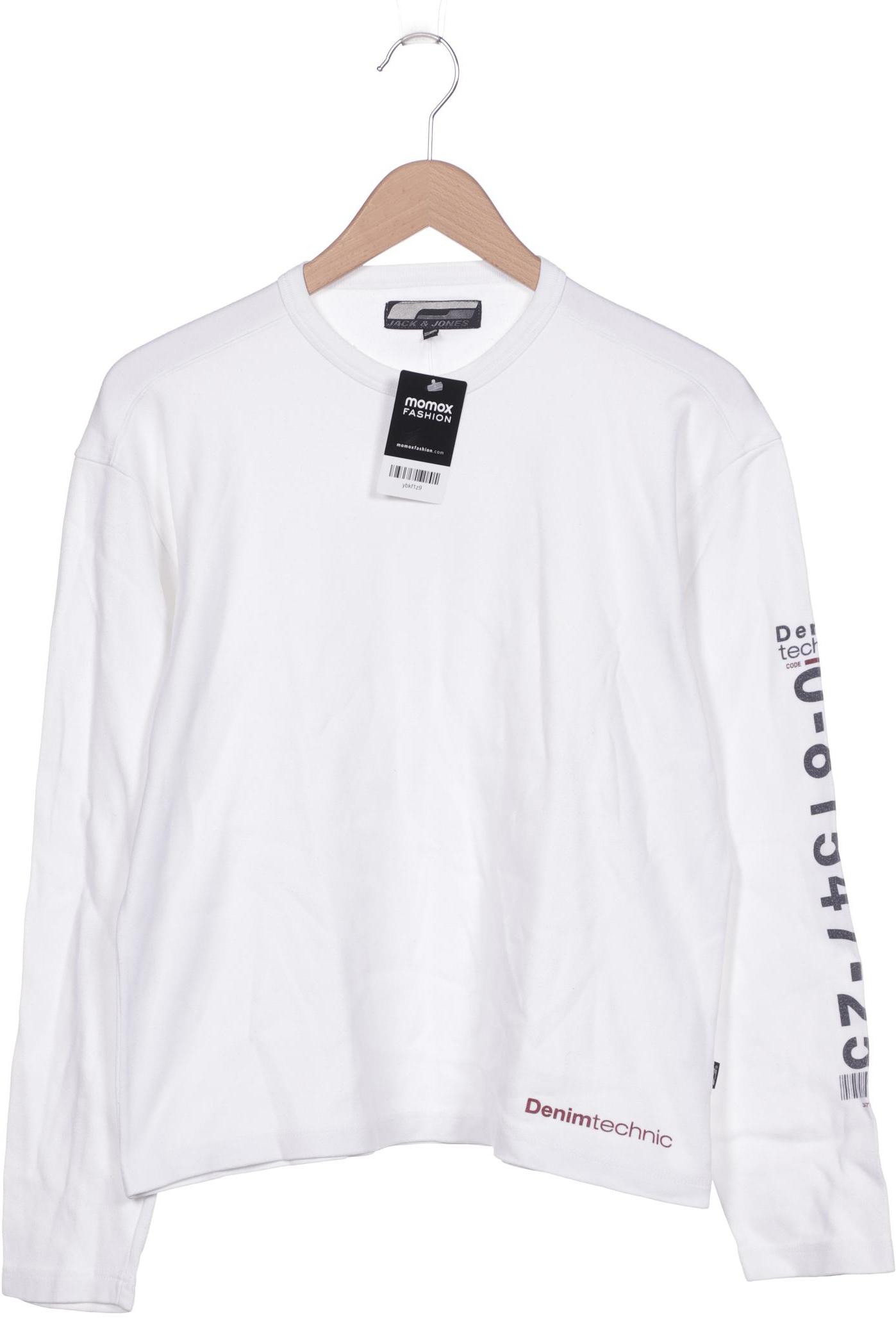 

Jack & Jones Herren Langarmshirt, weiß