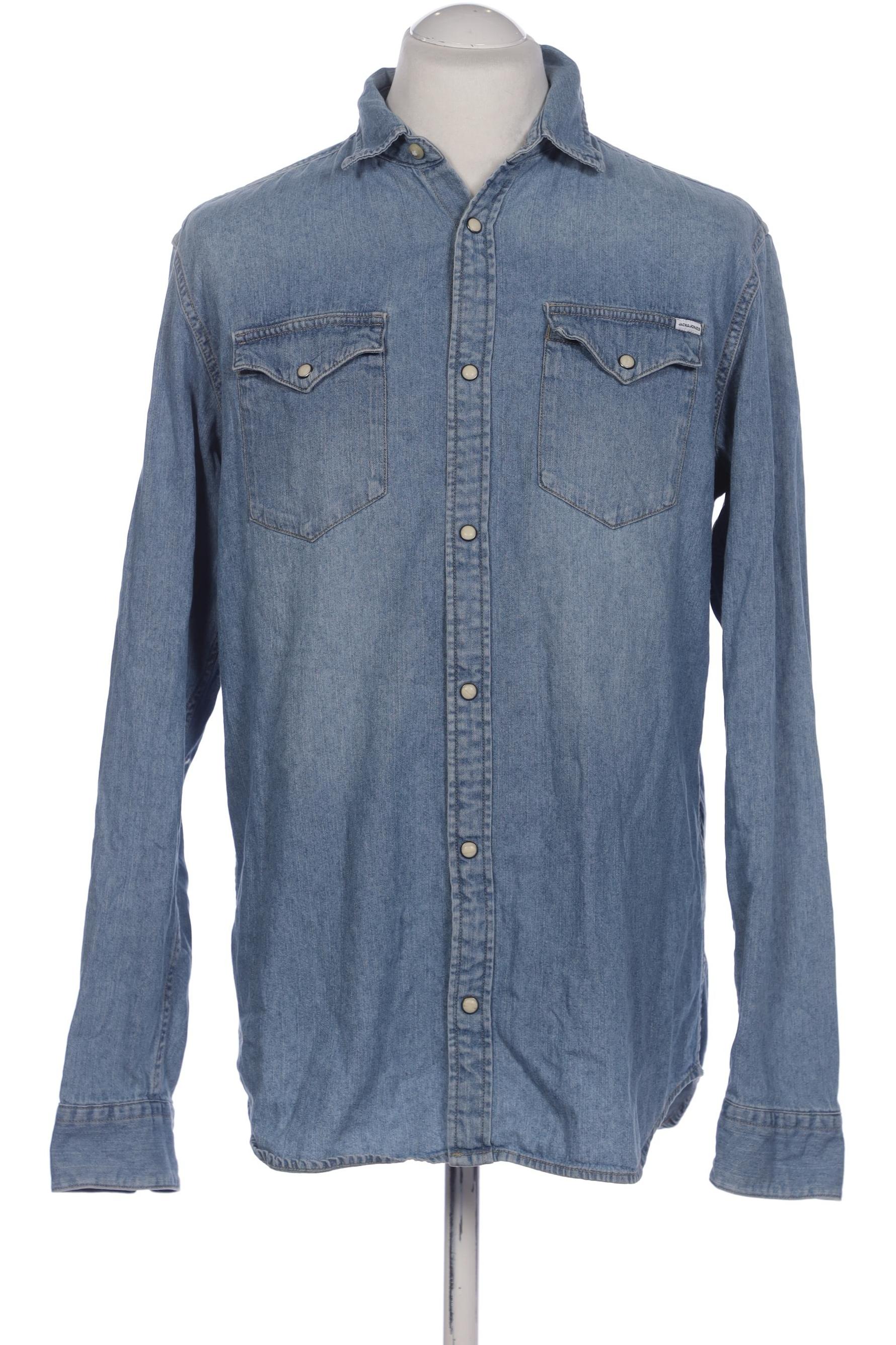 

Jack & Jones Herren Hemd, blau, Gr. 52