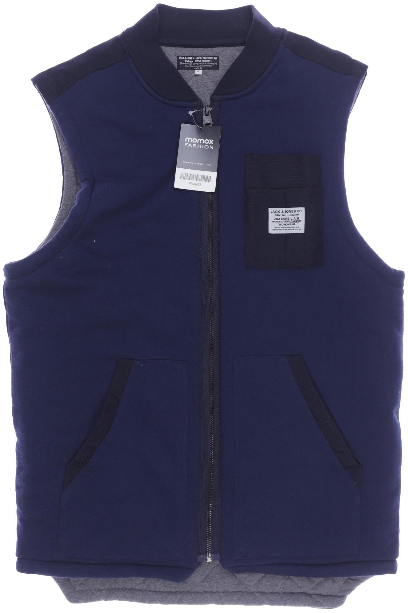 

Jack & Jones Herren Weste, blau, Gr. 52