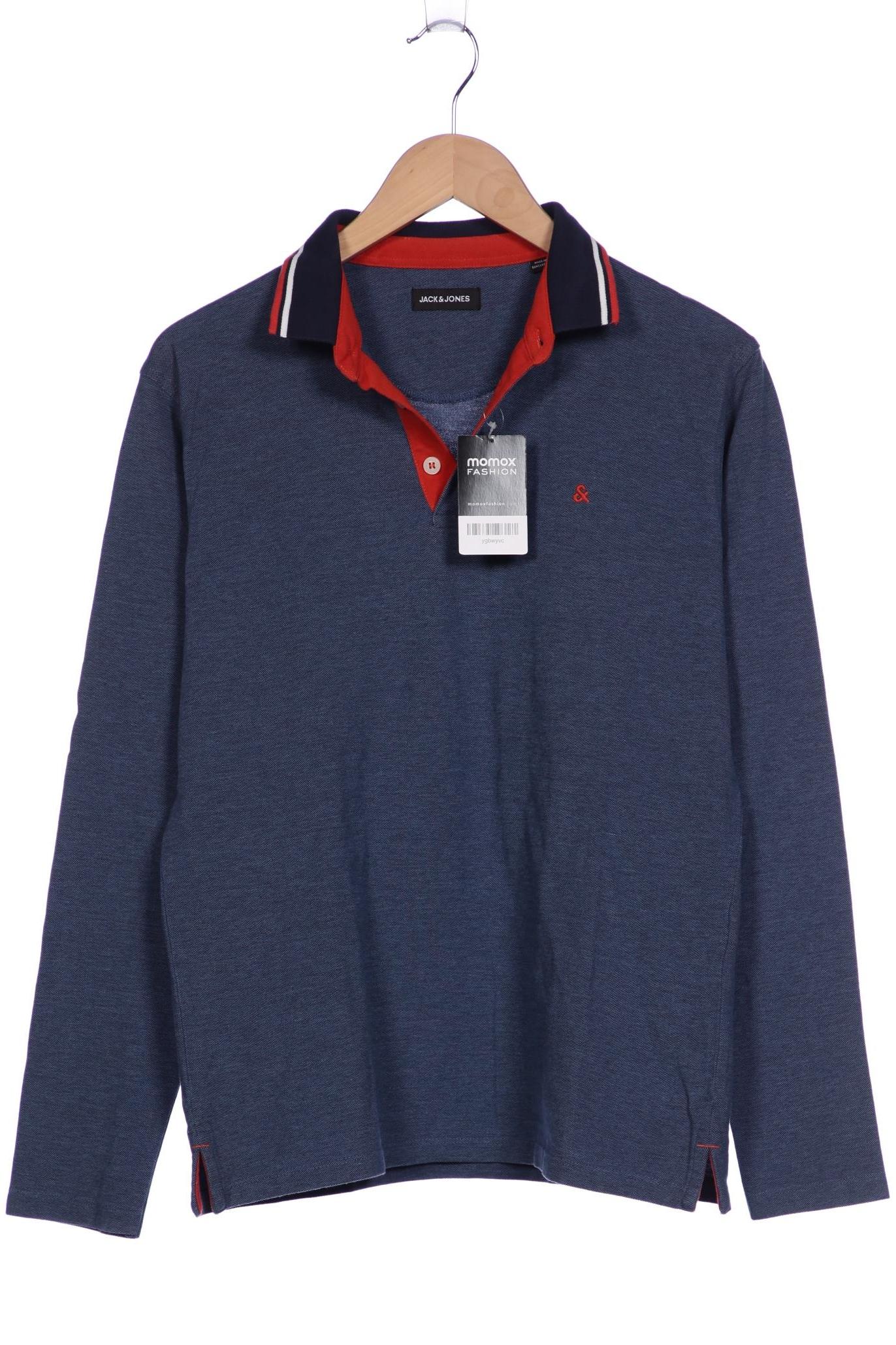 

Jack & Jones Herren Langarmshirt, blau, Gr. 48