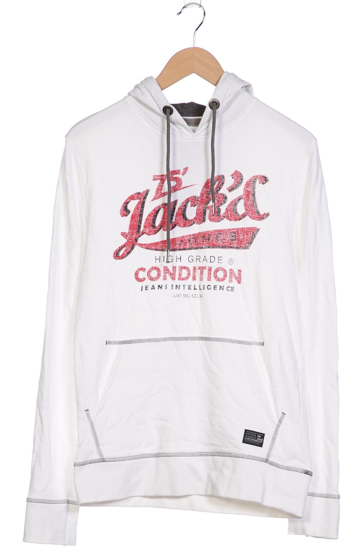 

Jack & Jones Herren Kapuzenpullover, weiß, Gr. 48