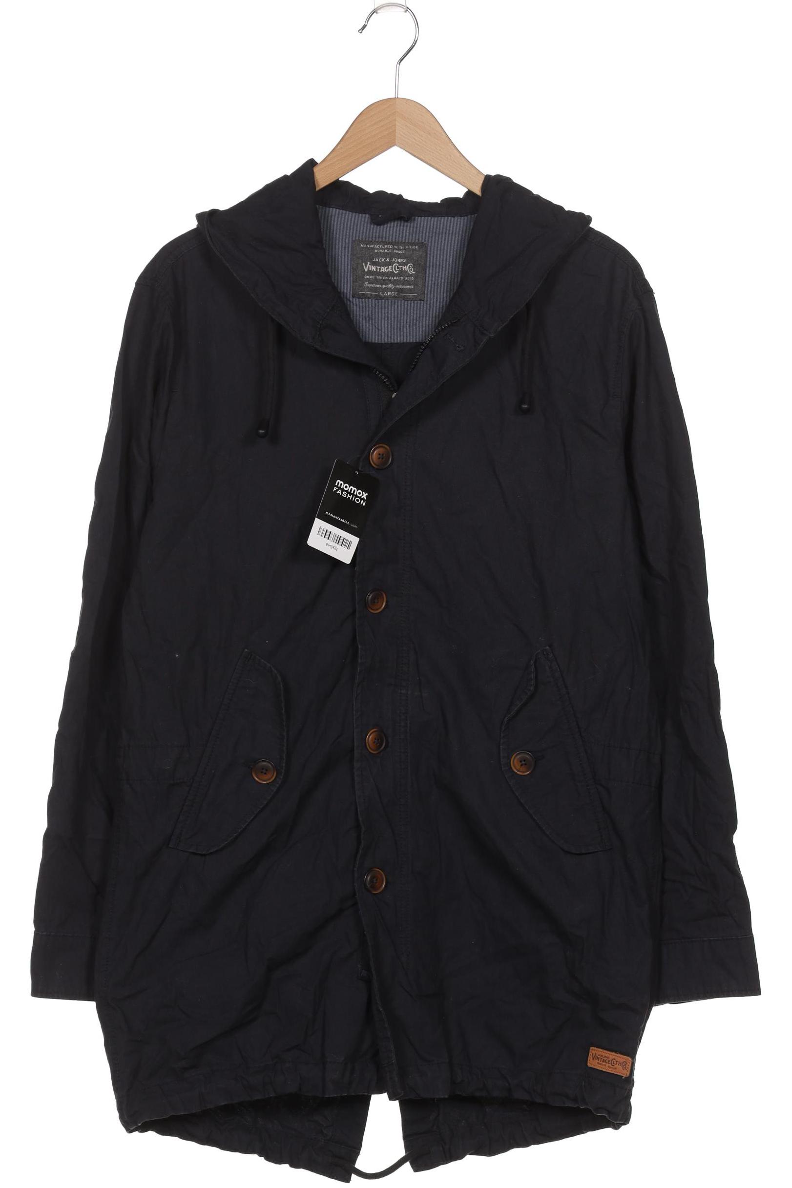 

Jack & Jones Herren Mantel, marineblau, Gr. 52