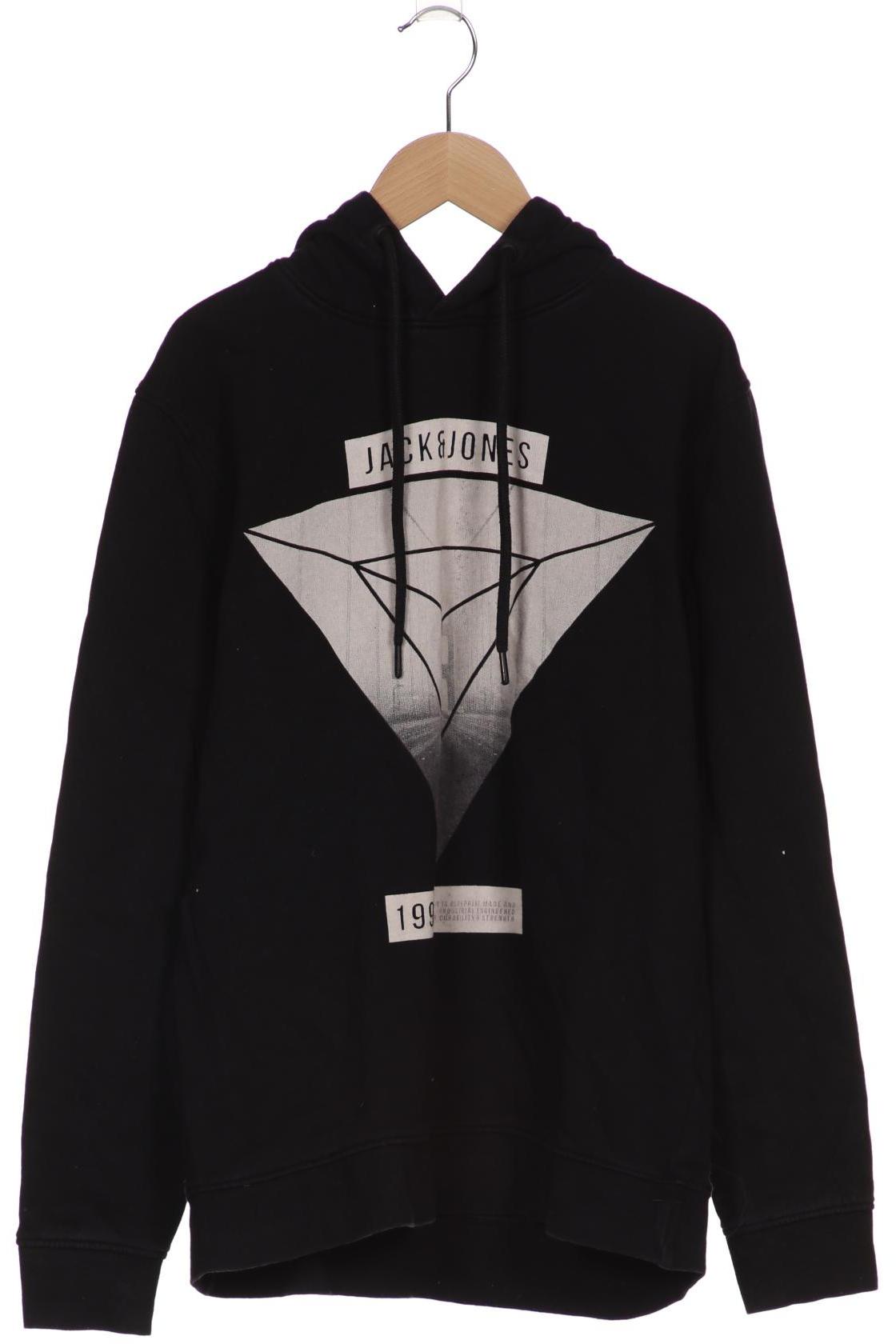 

Jack & Jones Herren Kapuzenpullover, schwarz, Gr. 48