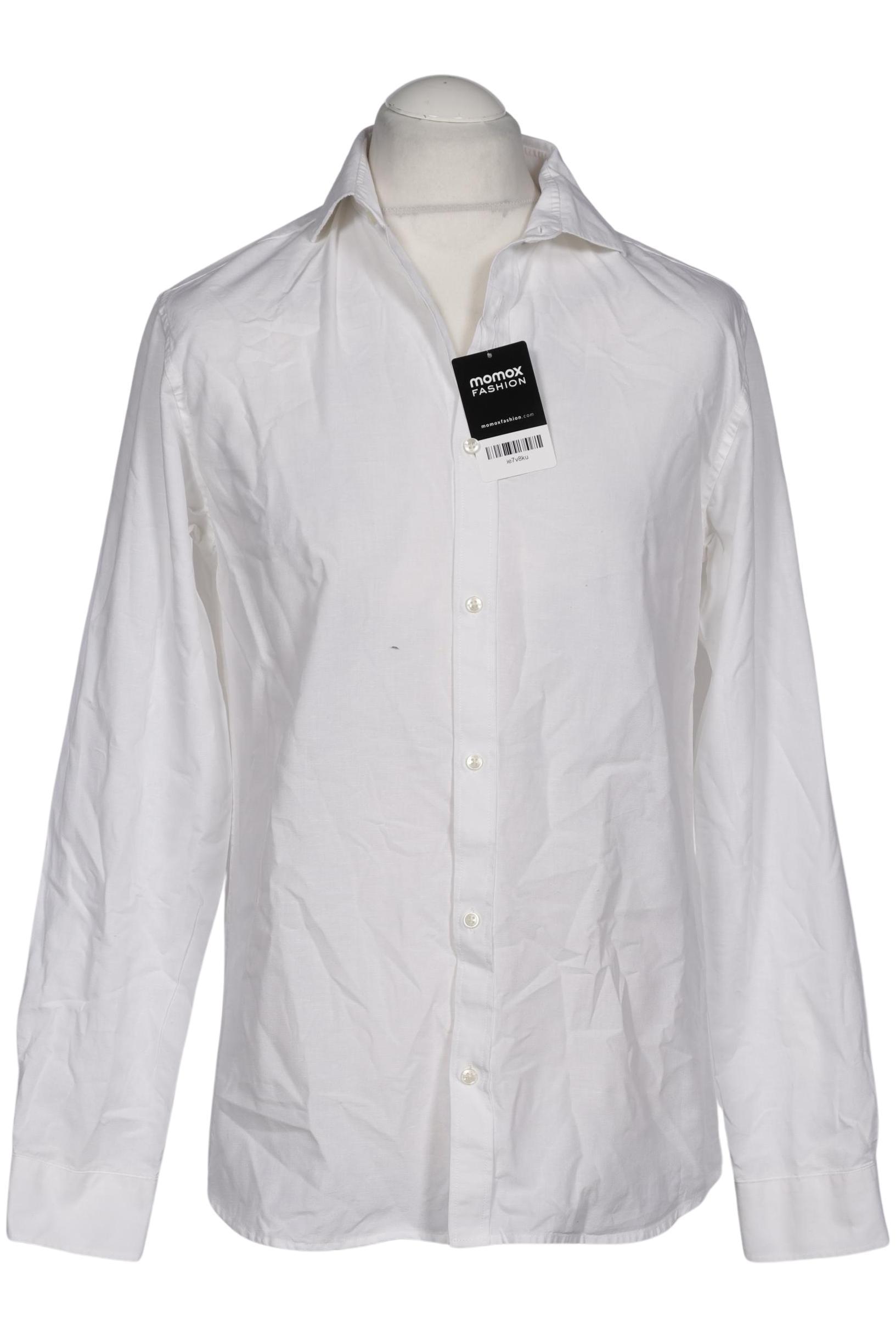 Thumbnail - Jack &amp; Jones Herren Hemd, cremeweiß, Gr. 52