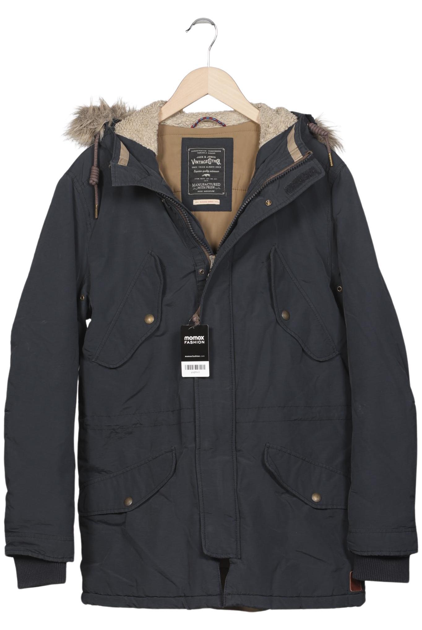 

Jack & Jones Herren Mantel, marineblau, Gr. 48