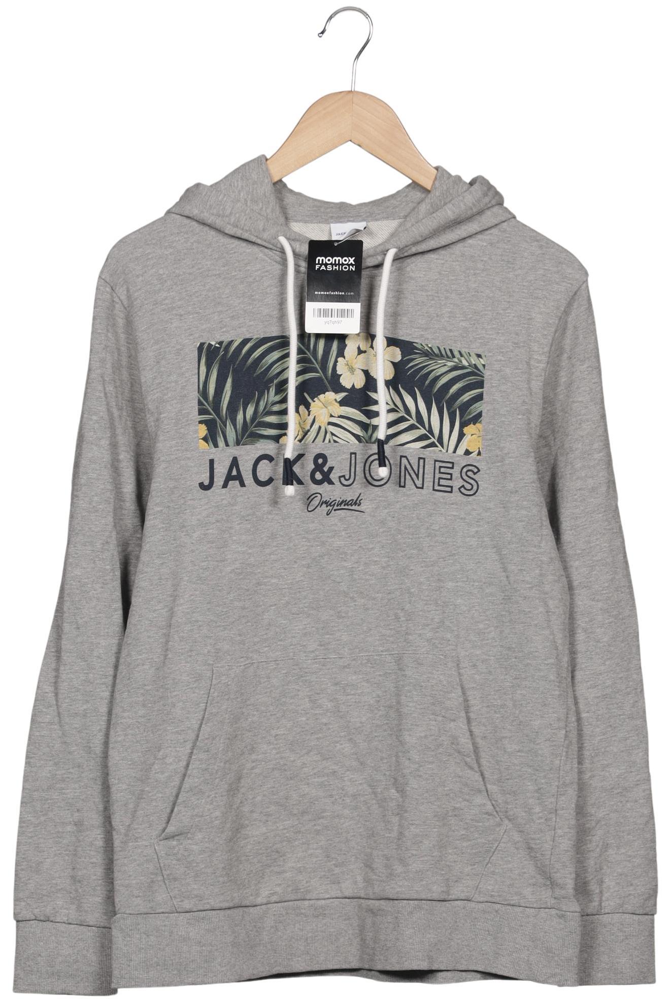 

Jack & Jones Herren Kapuzenpullover, grau, Gr. 46