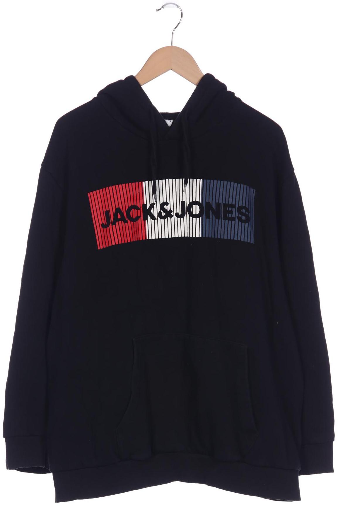 

Jack & Jones Herren Kapuzenpullover, schwarz, Gr. 60