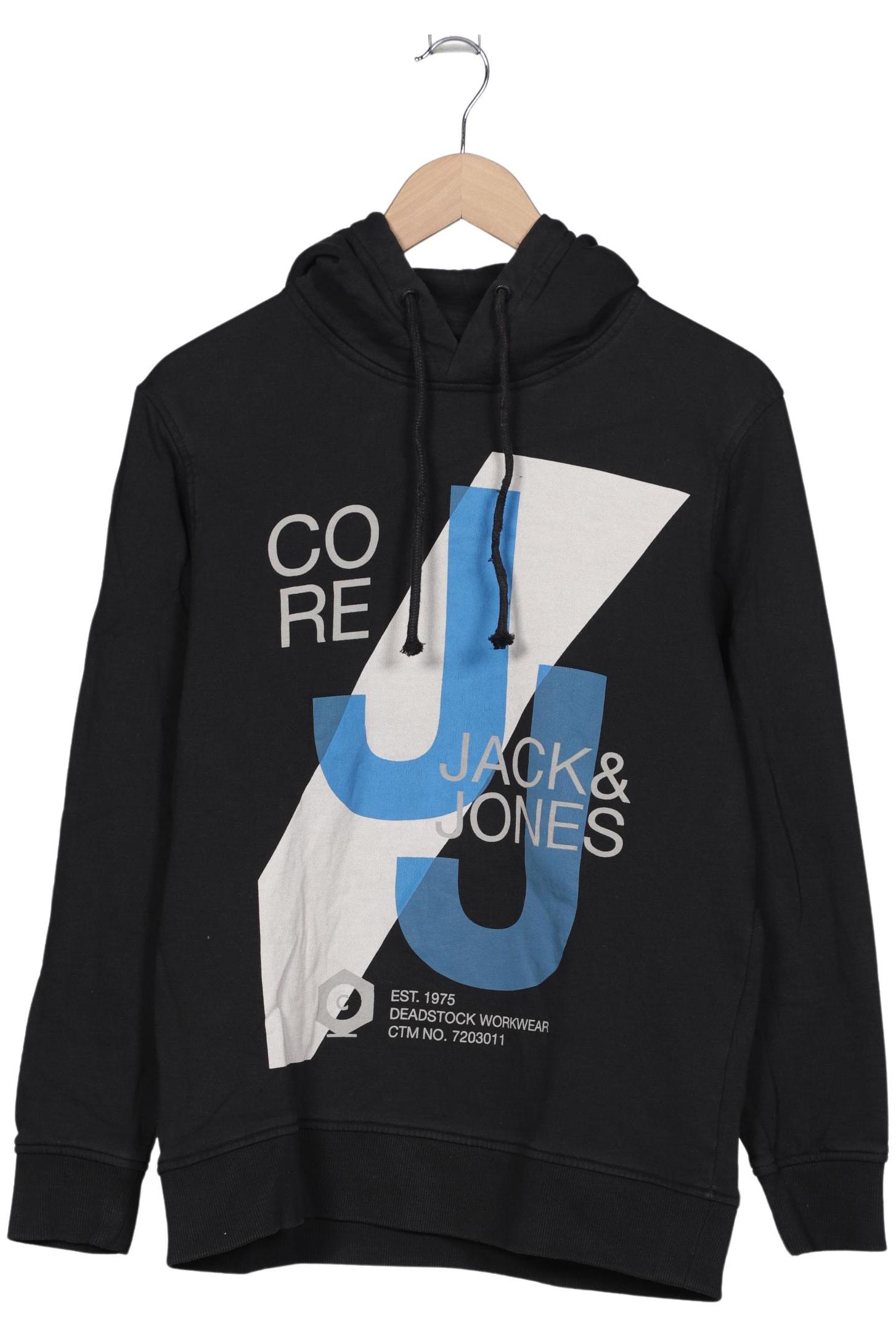 

Jack & Jones Herren Kapuzenpullover, schwarz, Gr. 52