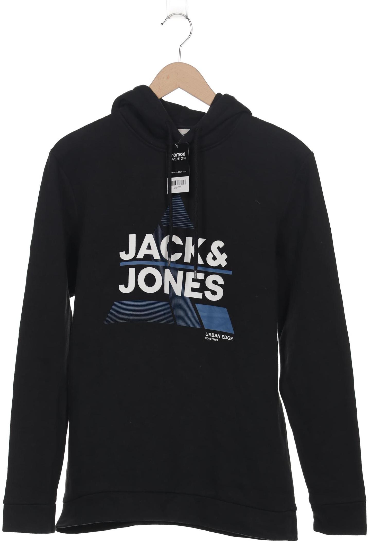 

Jack & Jones Herren Kapuzenpullover, schwarz, Gr. 52
