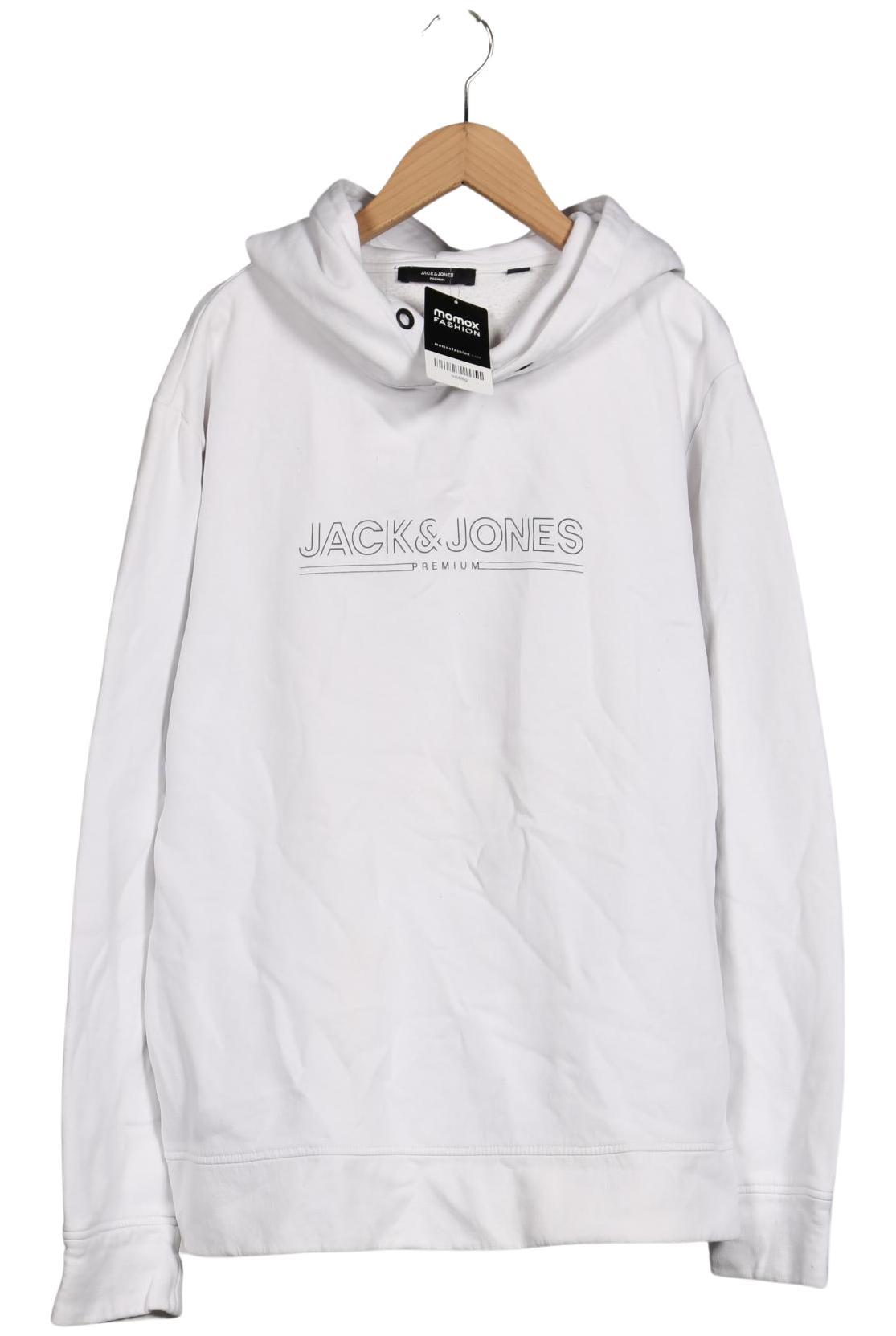 

Jack & Jones Herren Kapuzenpullover, weiß, Gr. 52