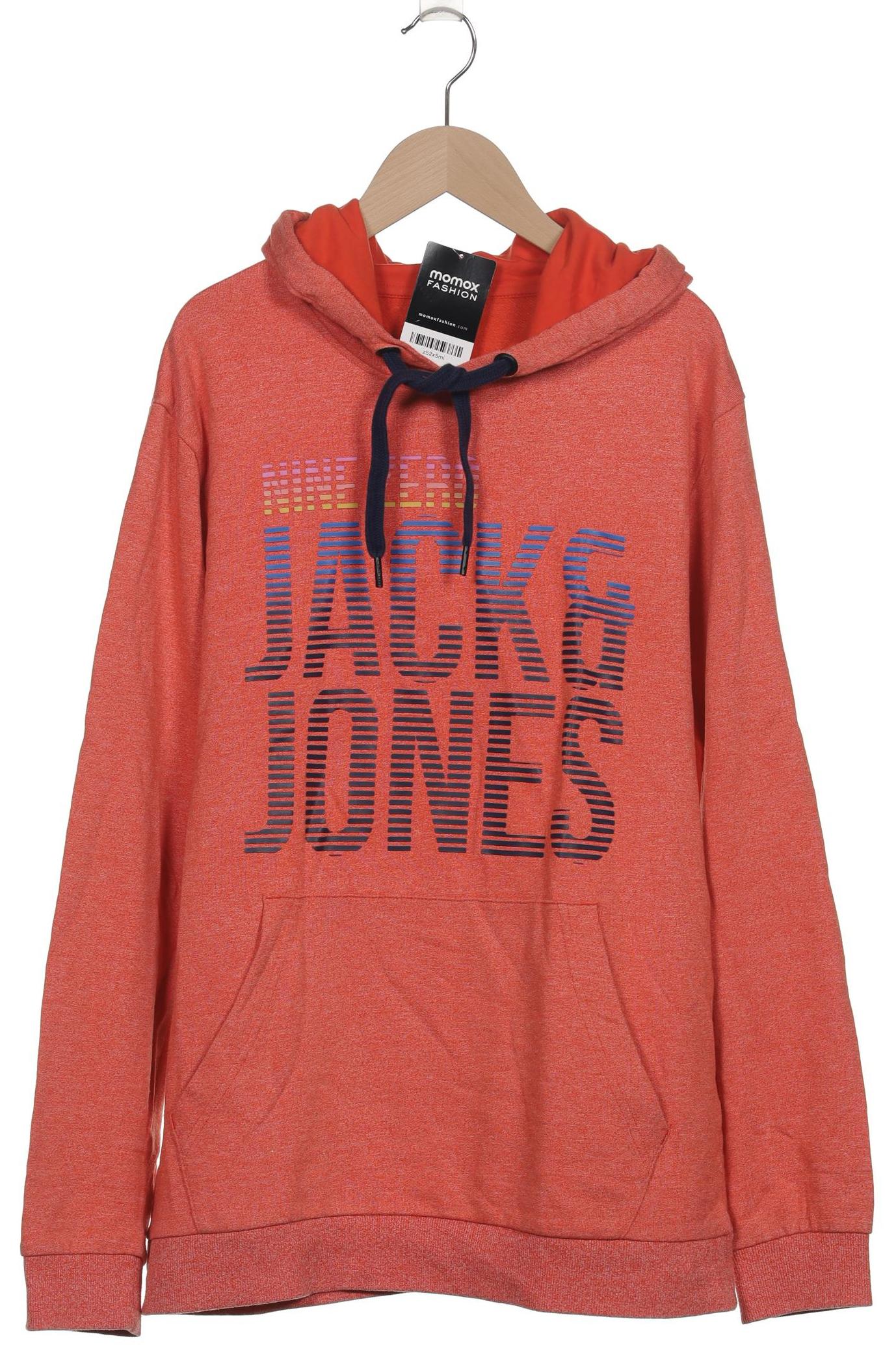 

Jack & Jones Herren Kapuzenpullover, orange, Gr. 52