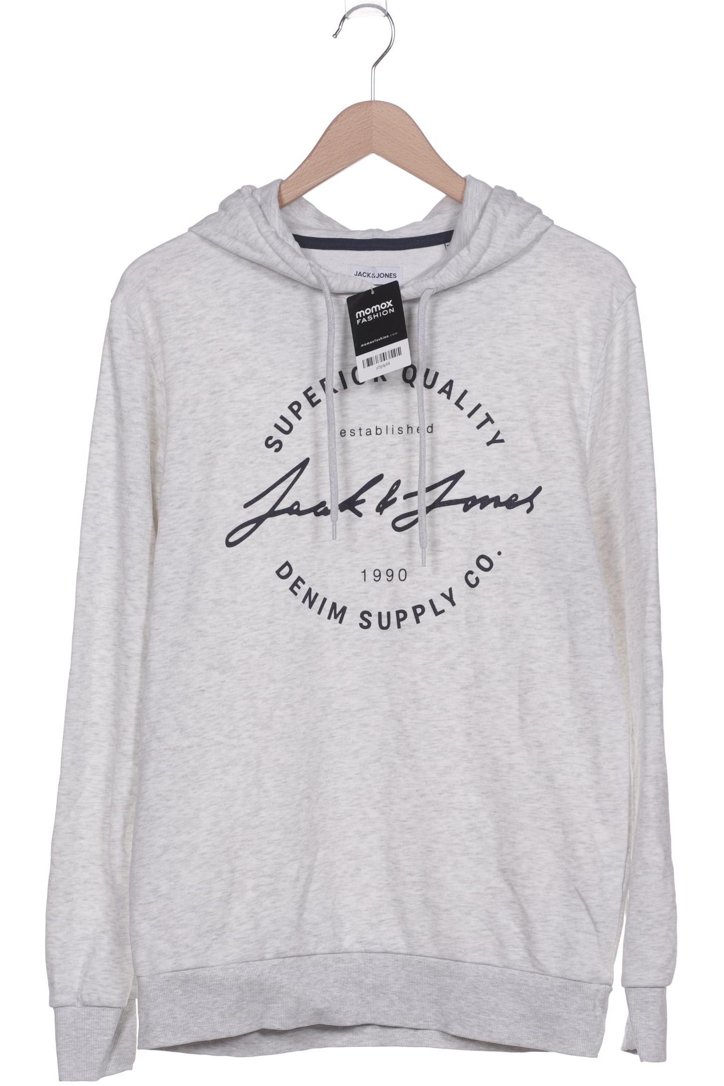 

Jack & Jones Herren Kapuzenpullover, grau, Gr. 52
