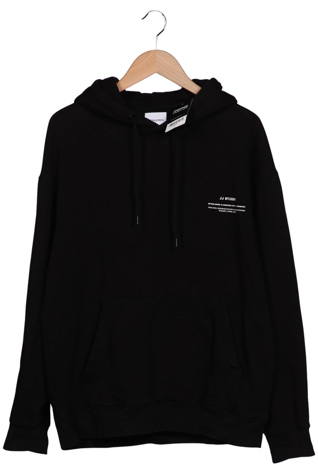 

Jack & Jones Herren Kapuzenpullover, schwarz, Gr. 54