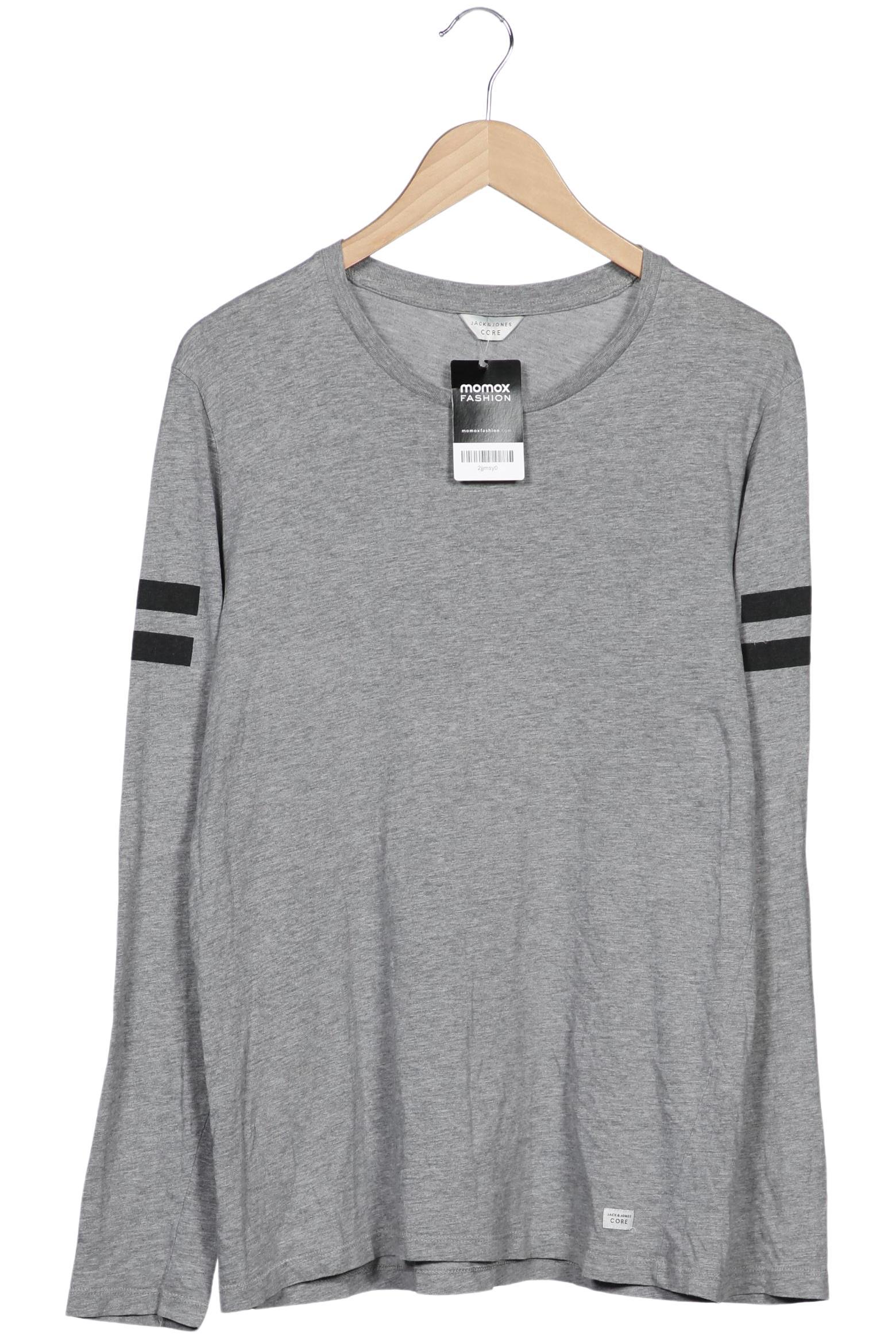 Thumbnail - Jack &amp; Jones Herren Langarmshirt, grau, Gr. 52